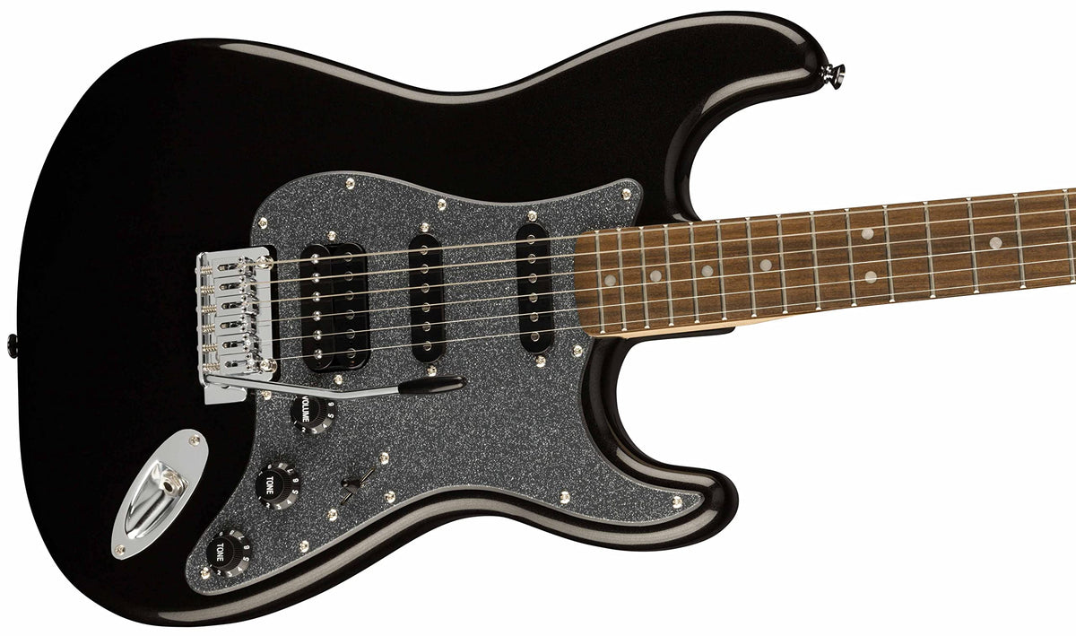 Fender Squier Affinity Stratocaster HSS - Metallic Black w/ Gig Bag