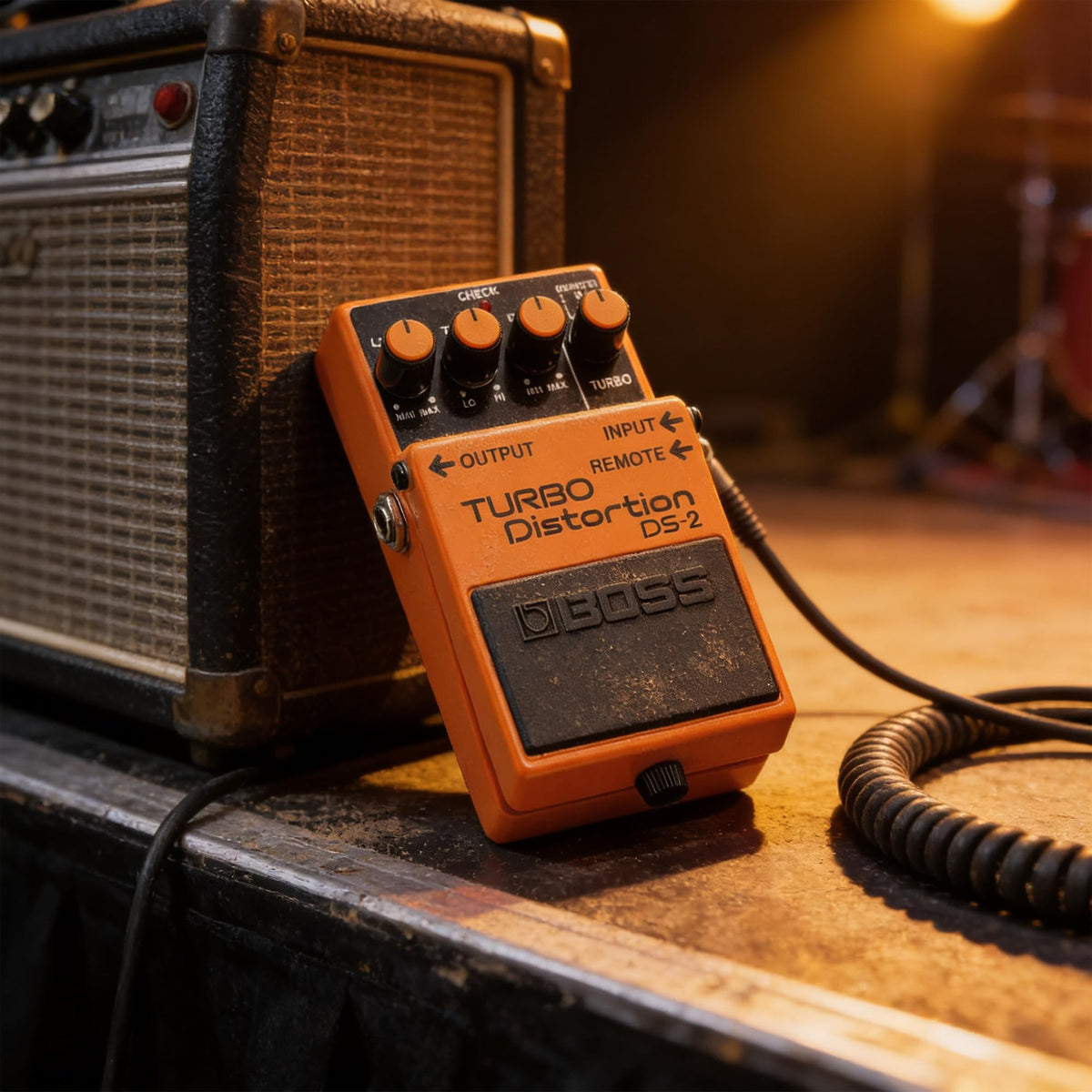 Boss DS-2 Turbo Distortion w/ Power Supply