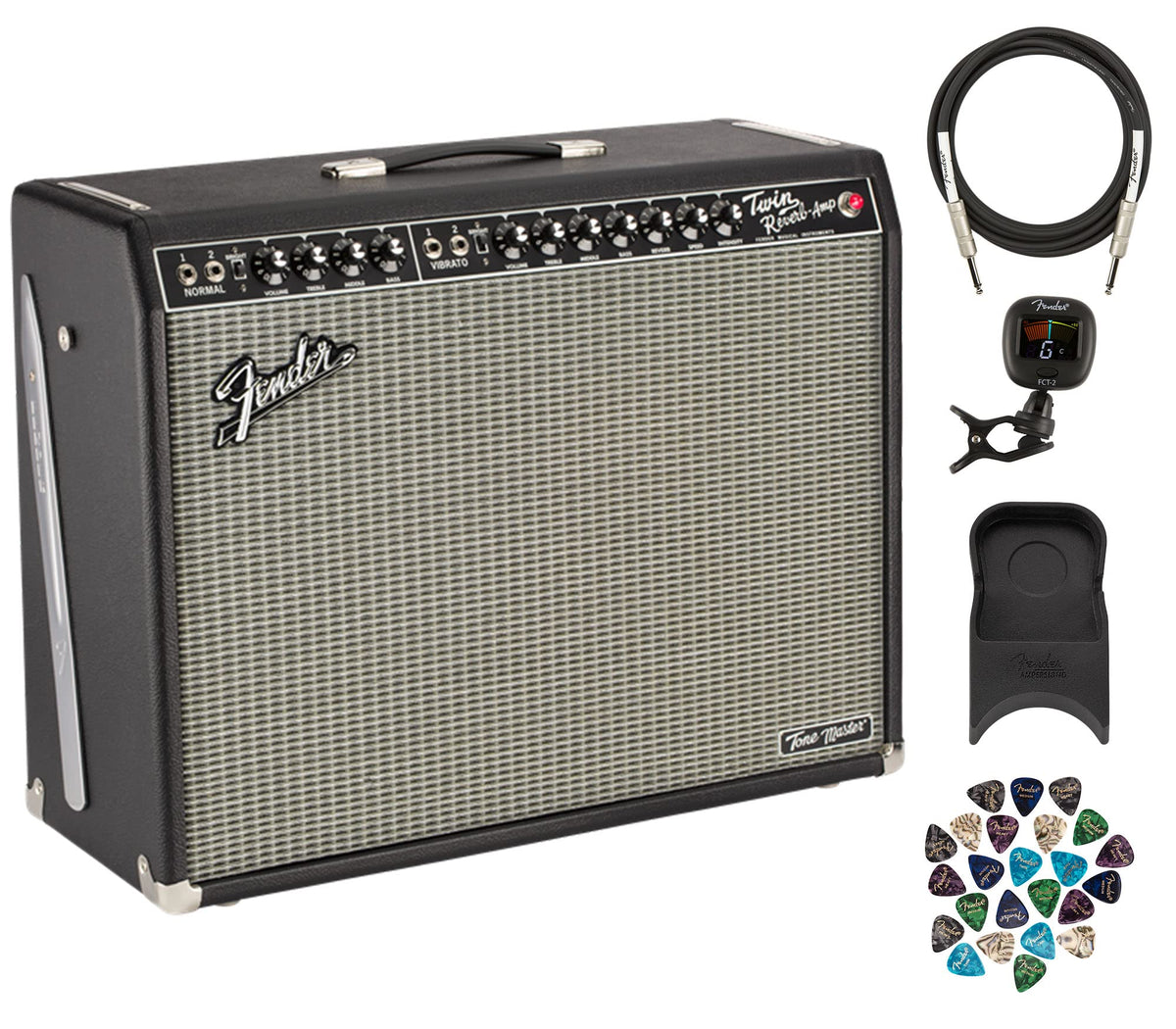 Fender Tone Master Twin Reverb Amplifier w/ Amperstand Guitar Cradle