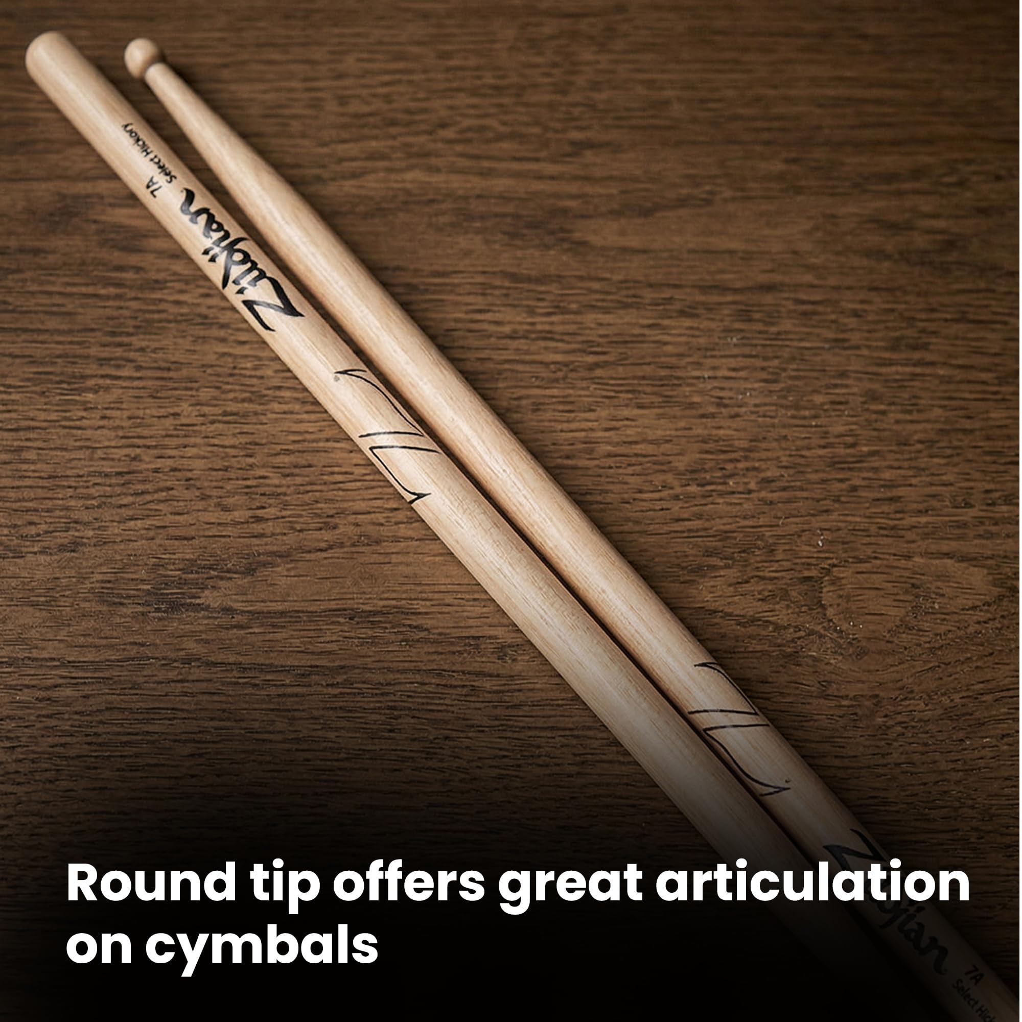 Zildjian 7A Drumsticks - 3 Pack