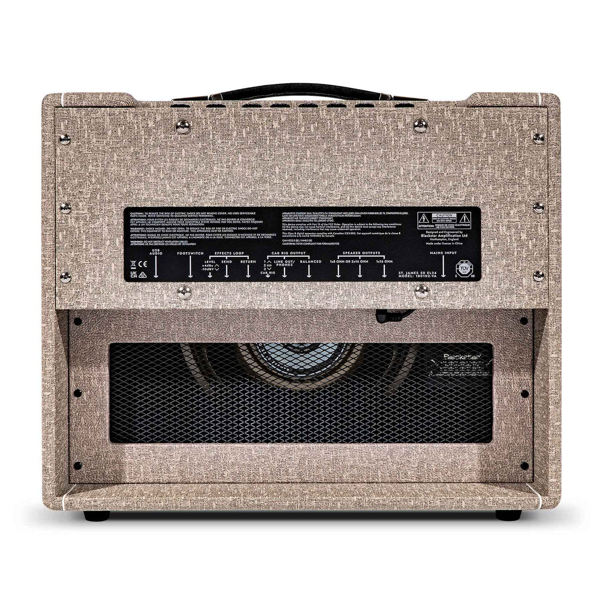 Blackstar St. James 1x12-Inch 50-Watt EL34 Tube Guitar Combo Amplifier w/ Instrument Cable