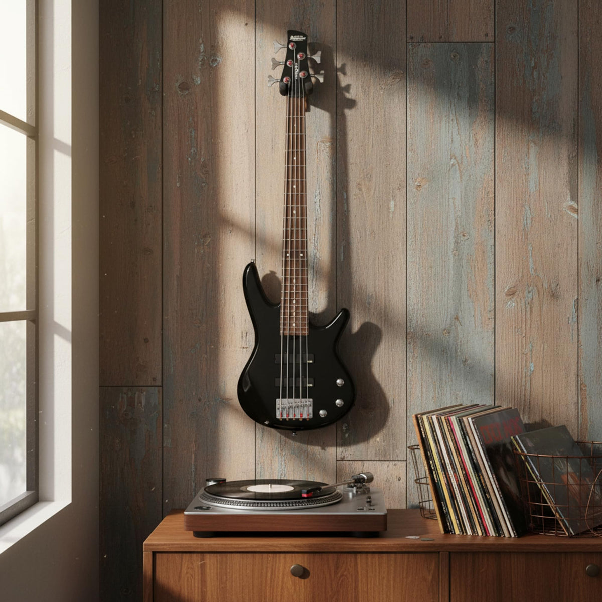 Ibanez GSRM25 SR Gio miKro Short-Scale Bass Guitar - Black w/ Gig Bag