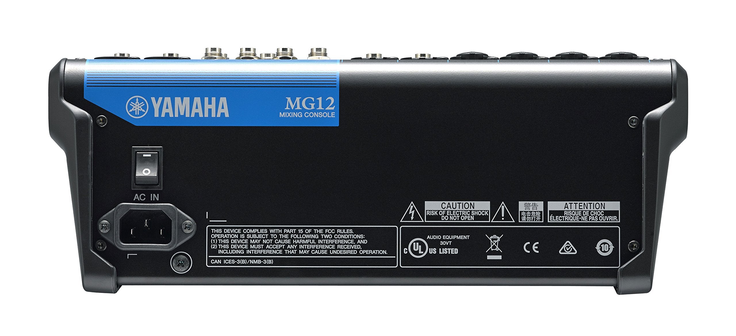 Yamaha MG12 Mixer w/ XLR Cables