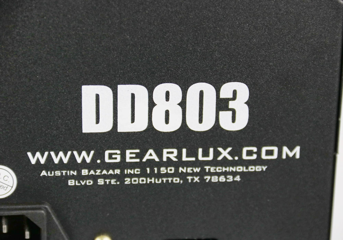 Gearlux 3-in-1 Strobe/UV Derby Light 10-Watt 2PCS RGBW CREE LEDs and 12PCS UV+White LED
