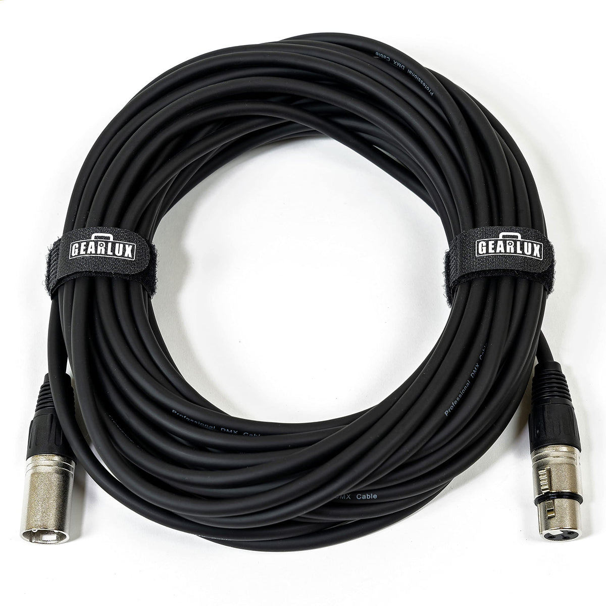 Gearlux 100-Foot 3-Pin Male-to-Female DMX Cable - 10 Pack