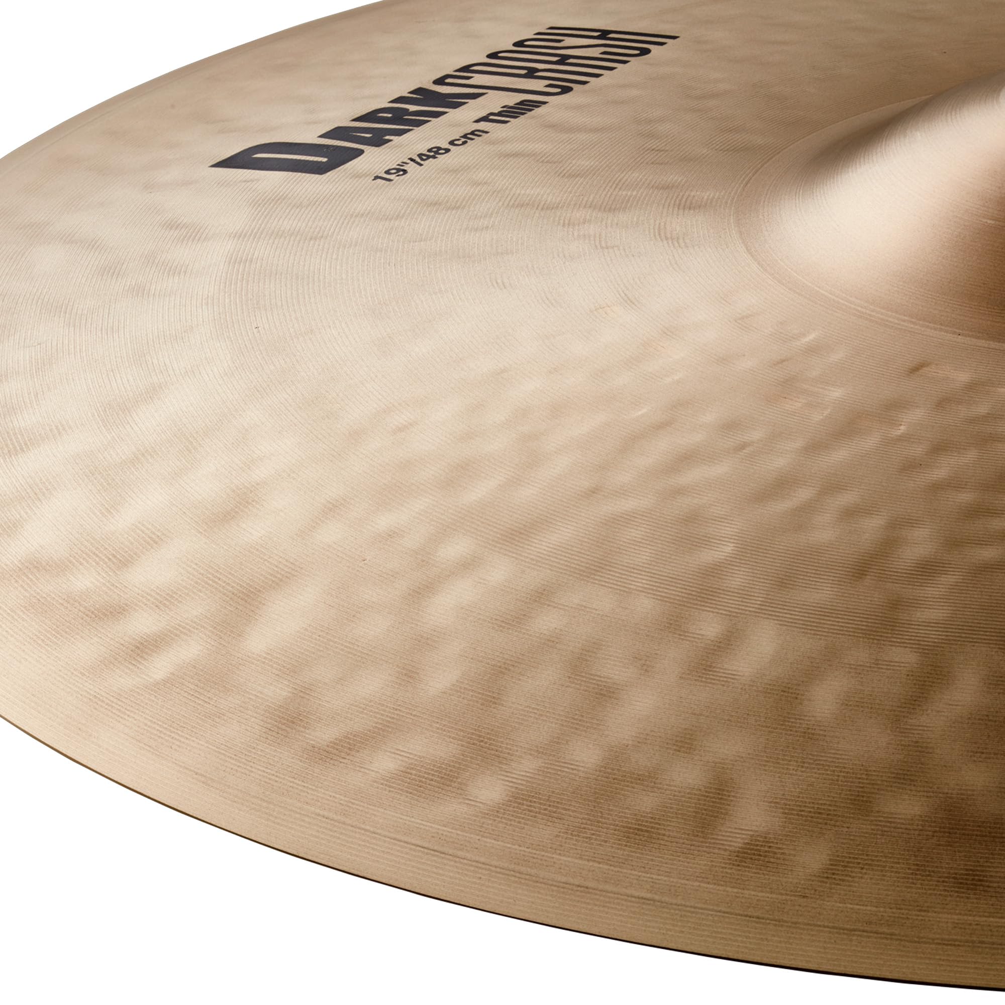 Zildjian K0905 19" K Dark Thin Crash Cymbal w/ Drumstick Bag