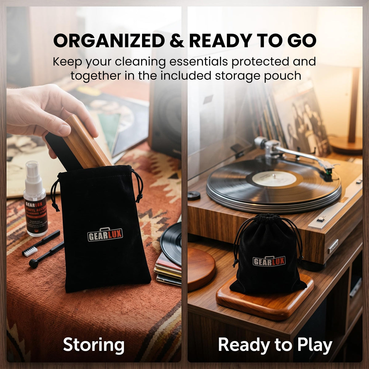 Gearlux Vinyl Record Cleaning Kit