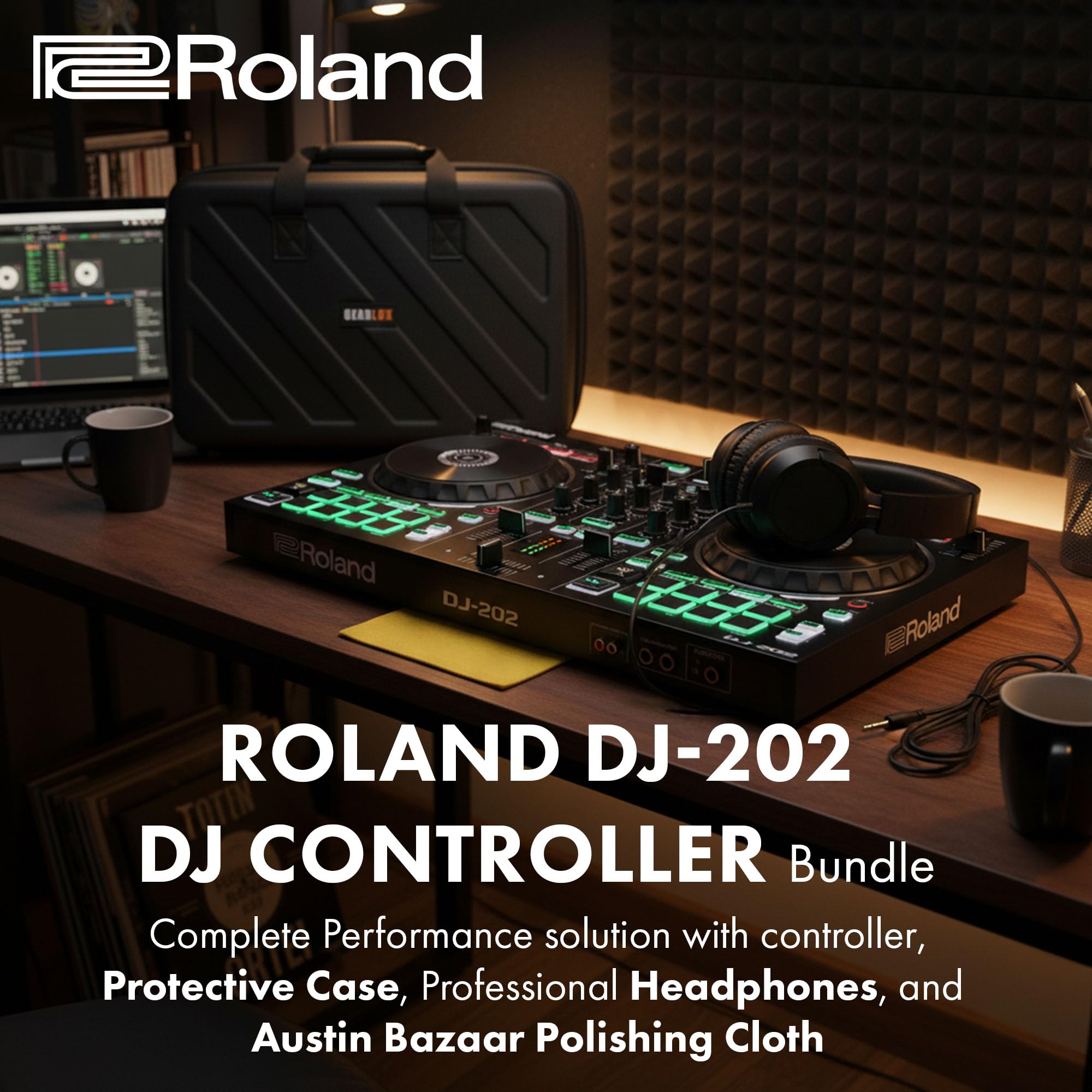 Roland DJ-202 DJ Controller w/ Case