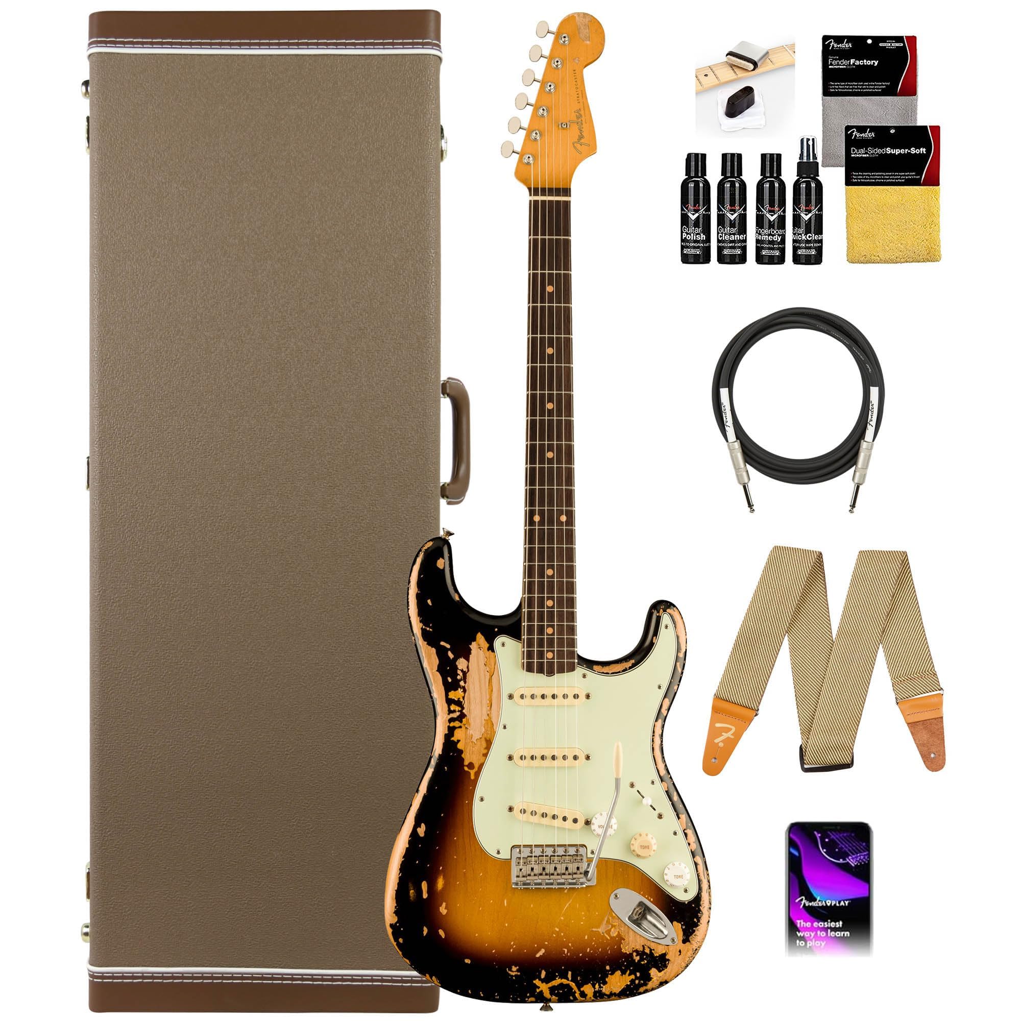 Fender Mike McCready Stratocaster - 3-Color Sunburst w/ Guitar Cleaning Kit