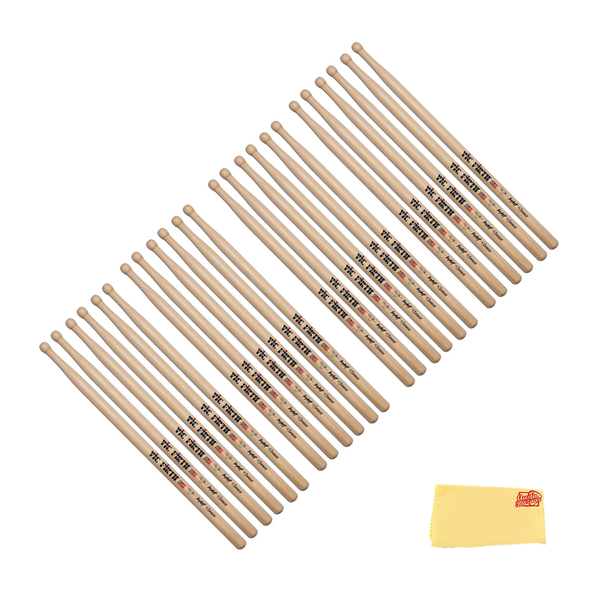 Vic Firth STH4 Corpsmaster Signature Snare Thom Hannum Beast Drumsticks - 12 Pack