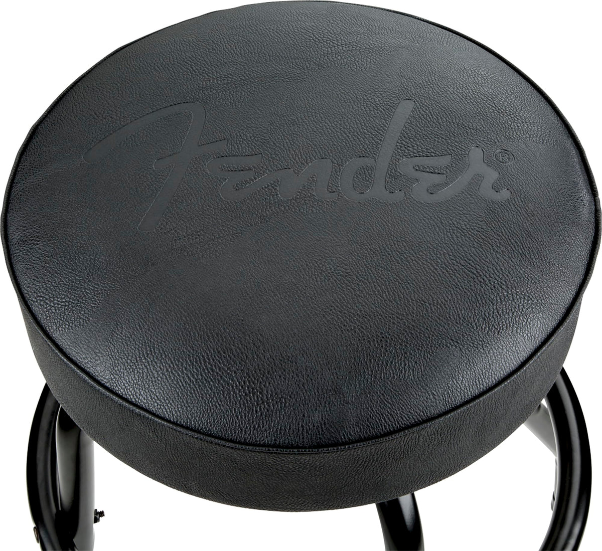 Fender Embossed Black Logo Barstool - Black w/ Picks