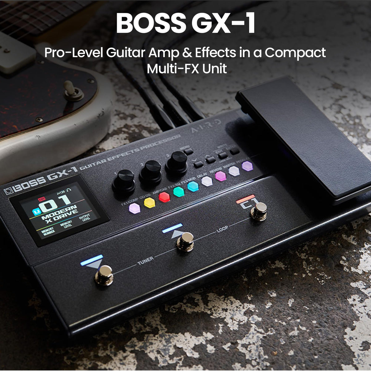 Boss GX-1 Guitar Effects Processor w/ Carrying Case