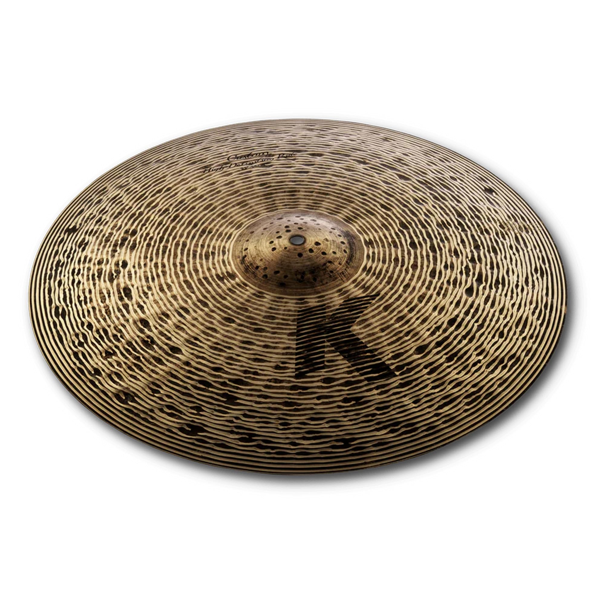 Zildjian K0989 22" K Custom High Definition Ride Cymbal w/ Drumstick Bag