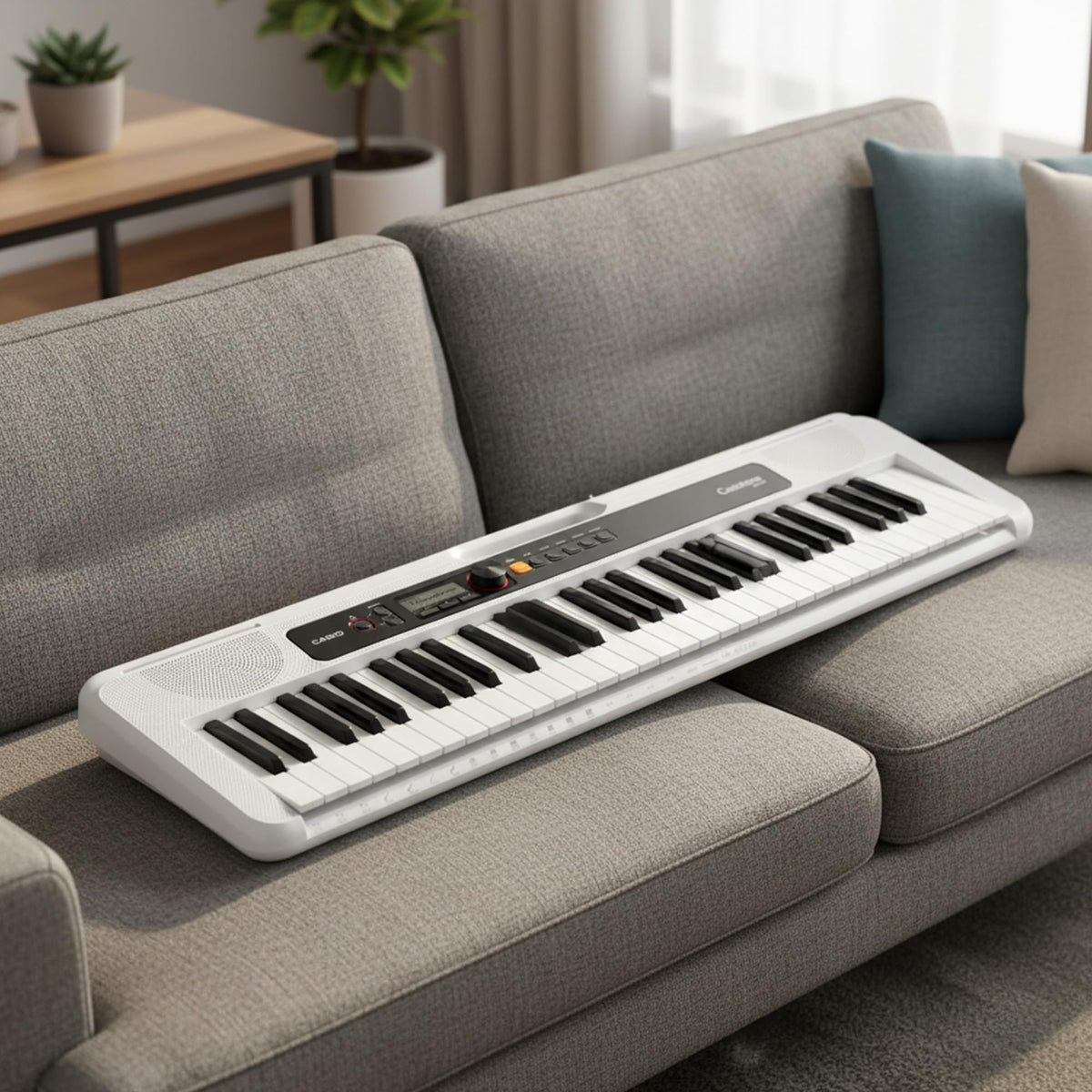 Casio CT-S200 Casiotone 61-Key Keyboard - White w/ Stand