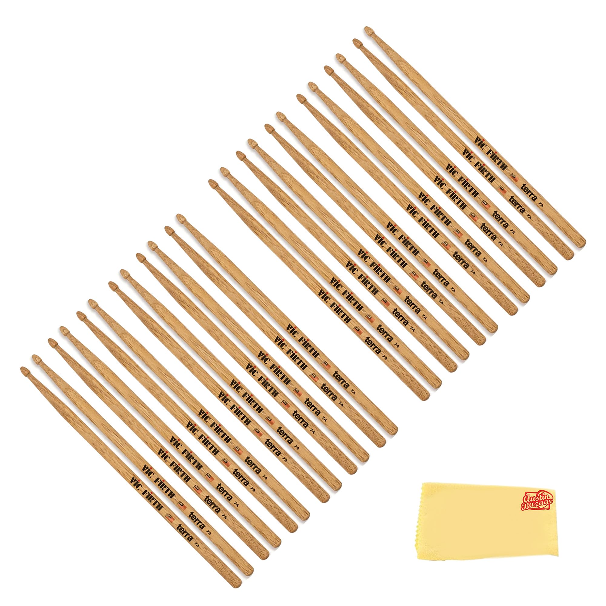 Vic Firth American Classic 7A Terra Series Drumsticks - 12 Pack