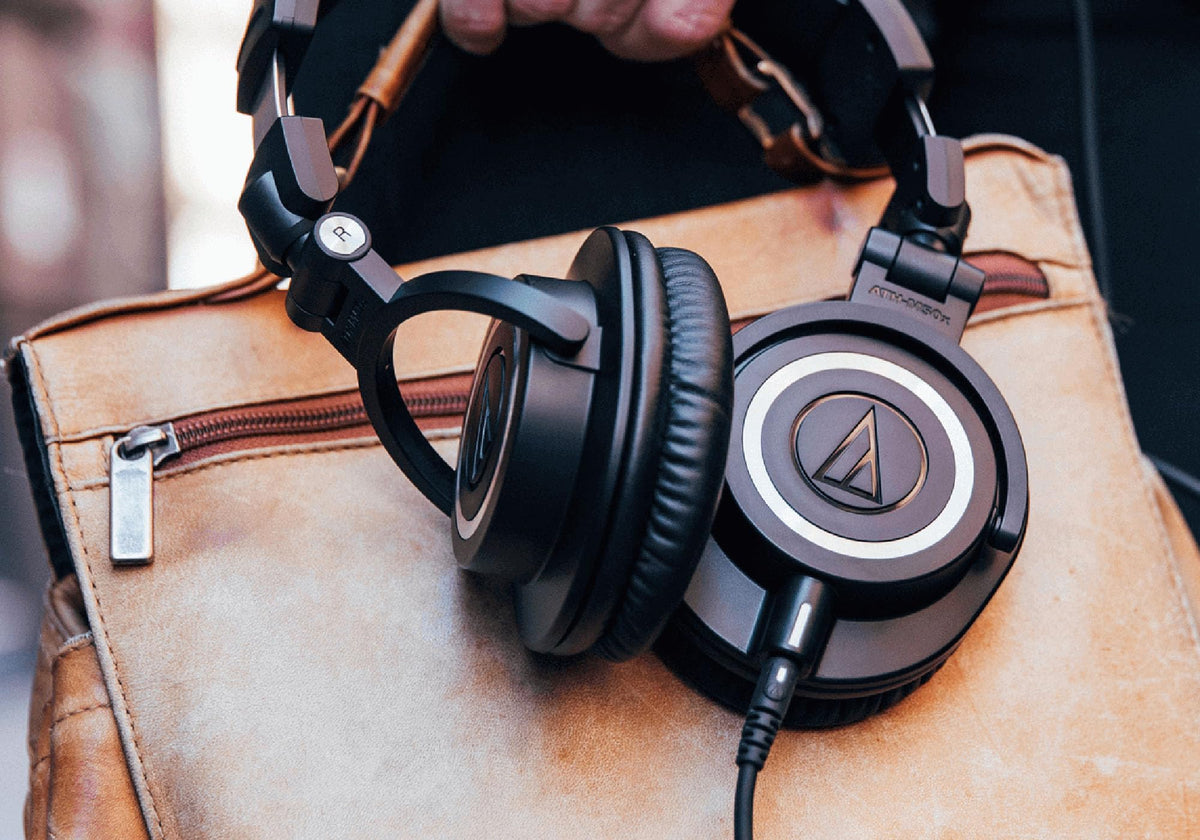 Audio-Technica ATH-M50x Professional Monitor Headphones - Black w/ Case