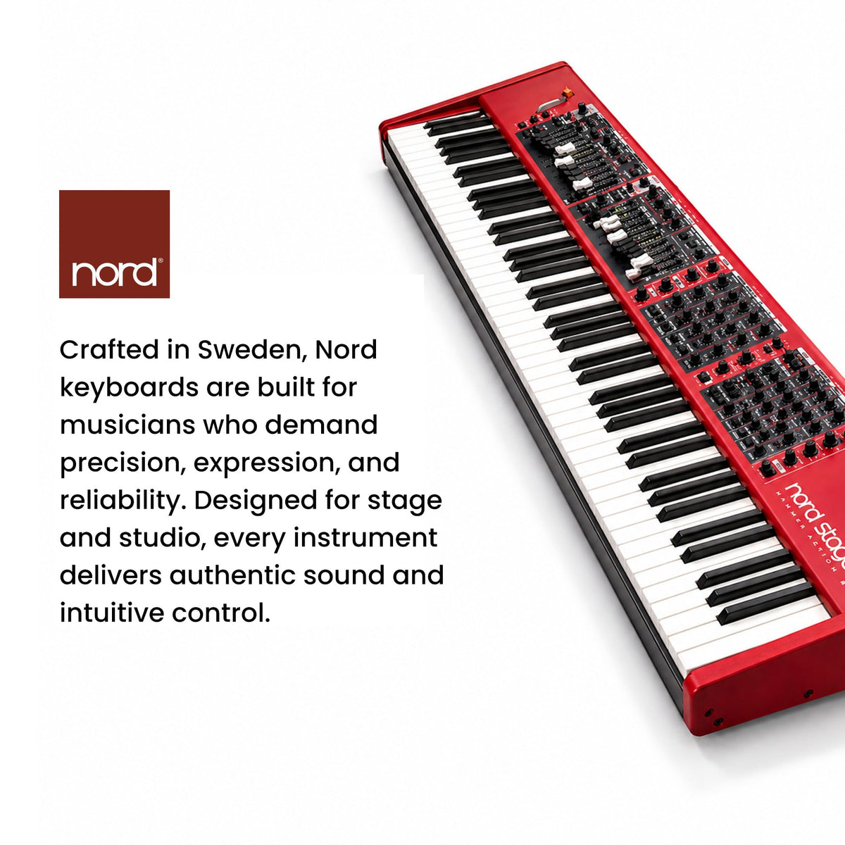 Nord Stage 4 HA73 Digital Piano w/ Adjustable Stand