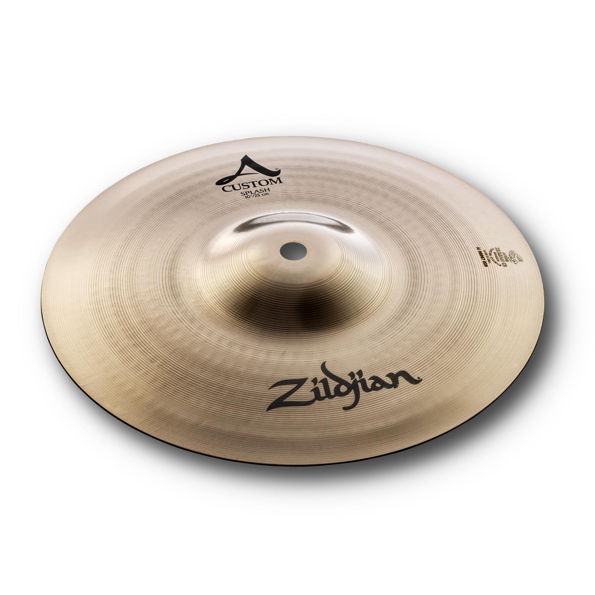 Zildjian A20542 10" A Custom Splash Cymbal w/ Drumstick Bag