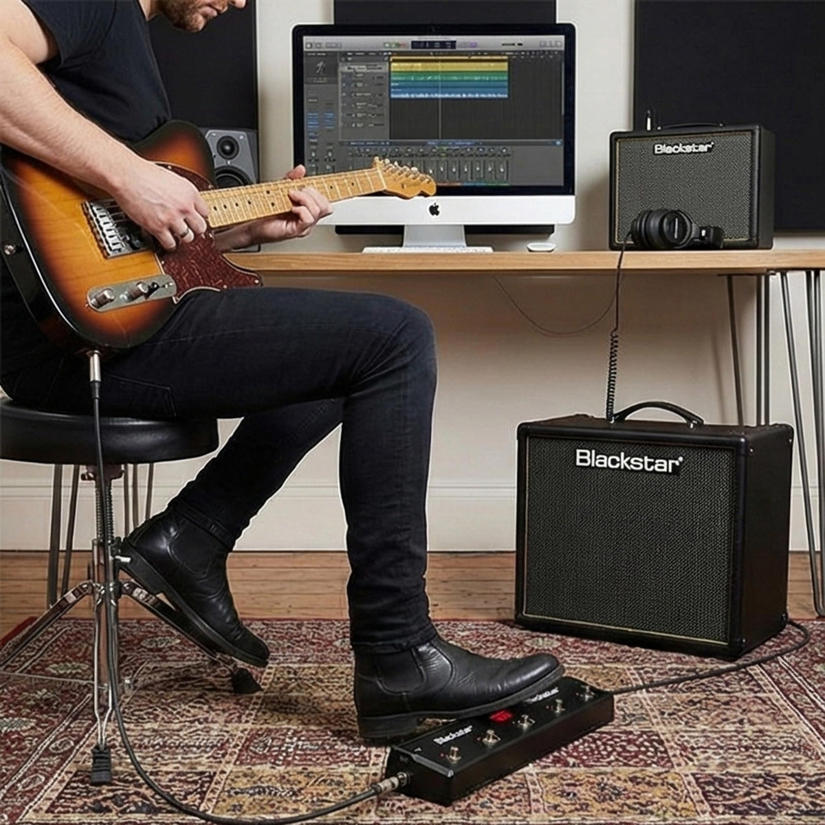 Blackstar FS-12 Multi-Function 5-Button Foot Controller w/ Power Supply