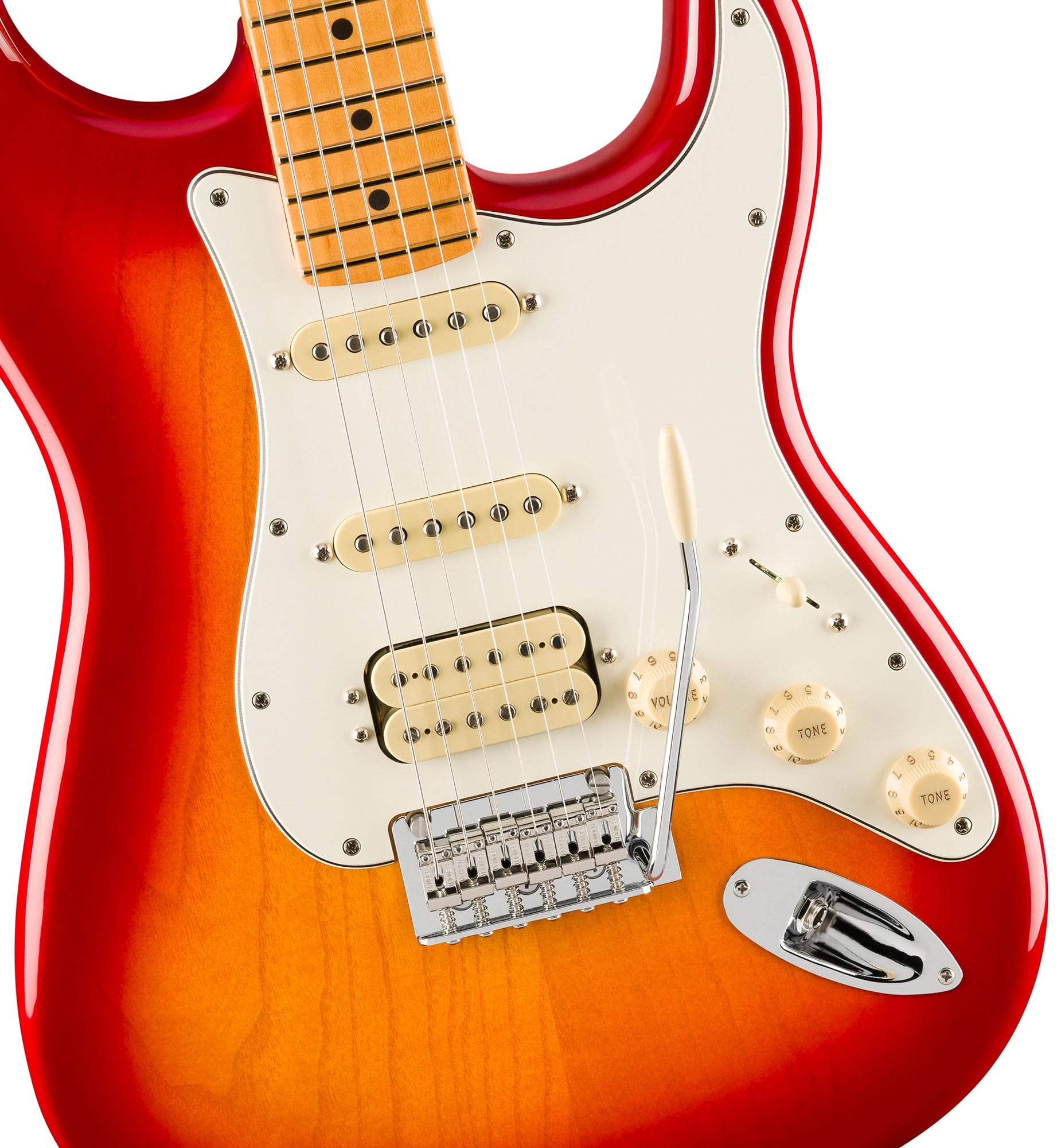 Fender Player II Stratocaster HSS - Aged Cherry Burst w/ Cleaning Kit