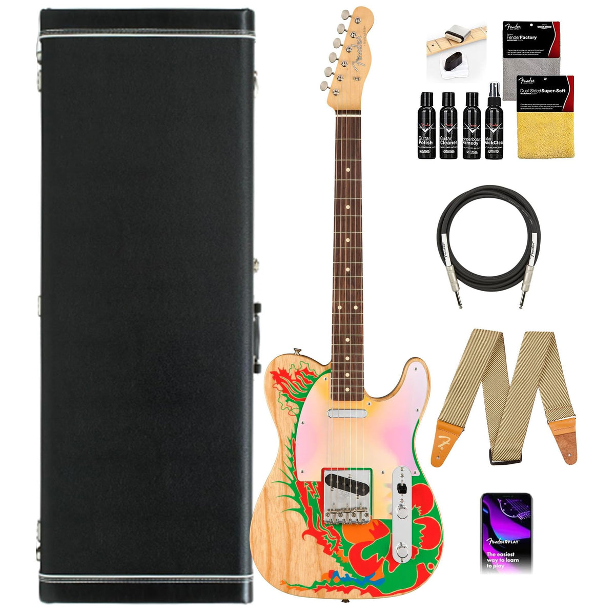 Fender Jimmy Page Telecaster - Natural w/ Guitar Cleaning Kit