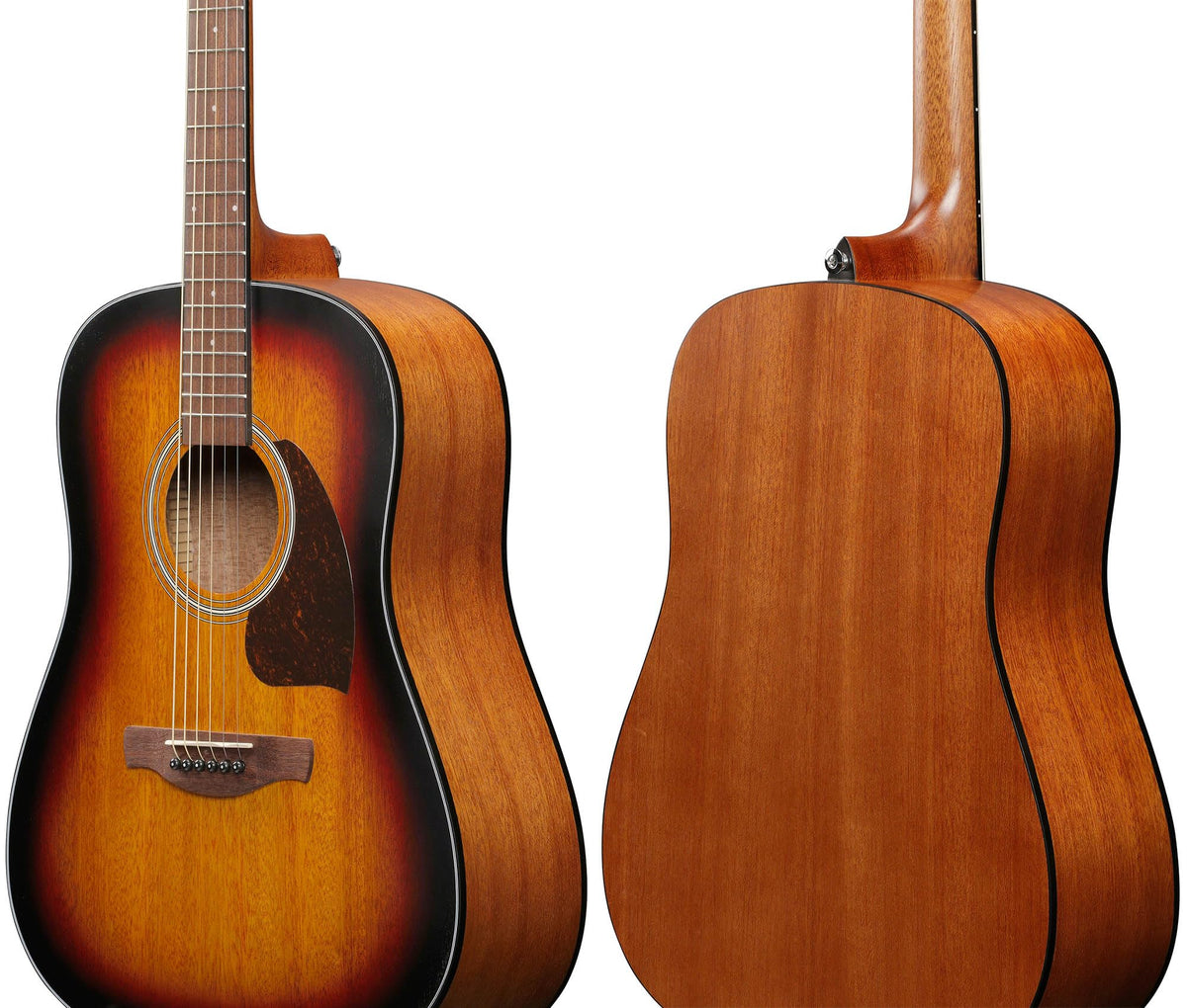 Ibanez PF54 PF Performance Dreadnought Acoustic Guitar - Open Pore Vintage Sunburst w/ Hard Case