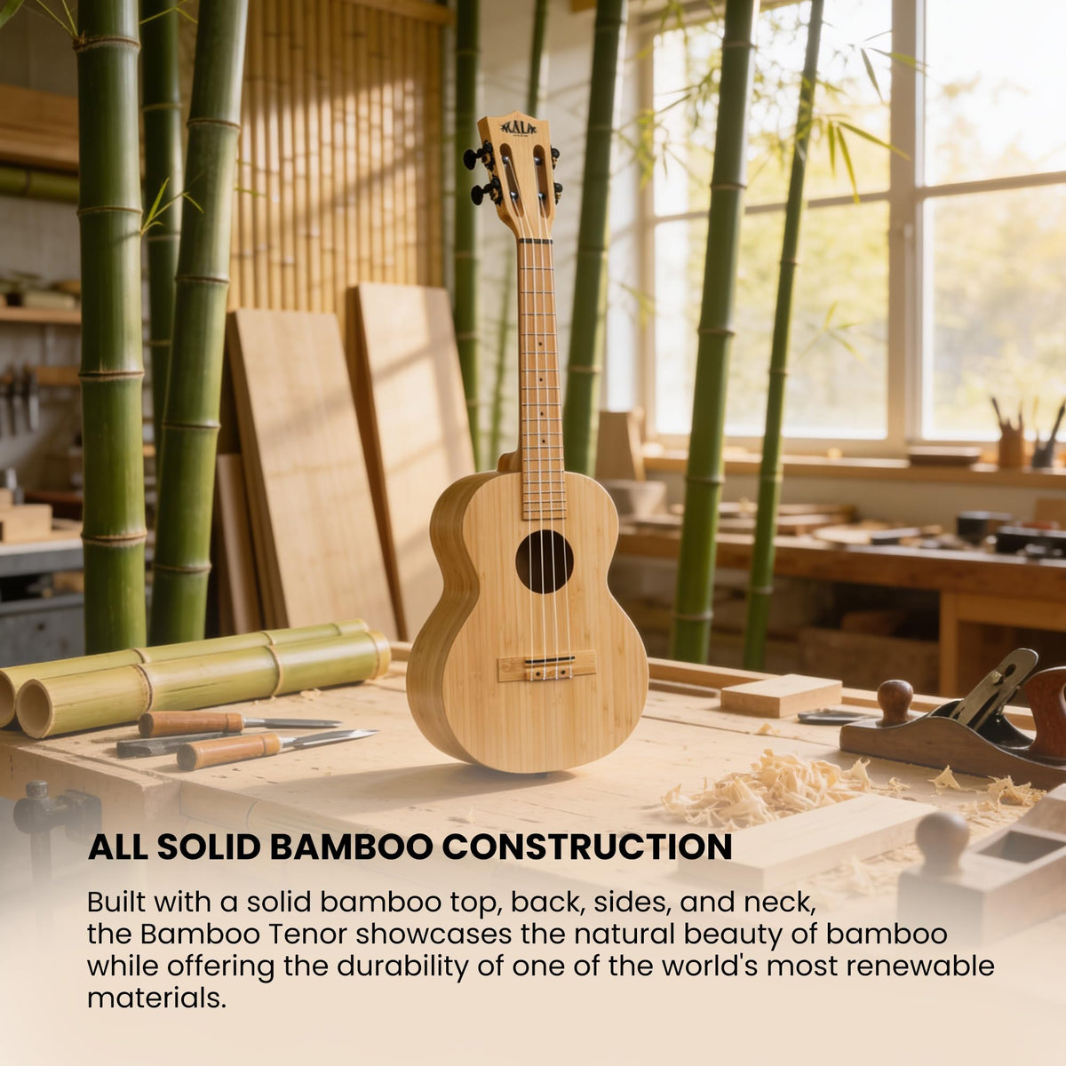 Kala KA-BMB-T Bamboo Tenor Ukulele