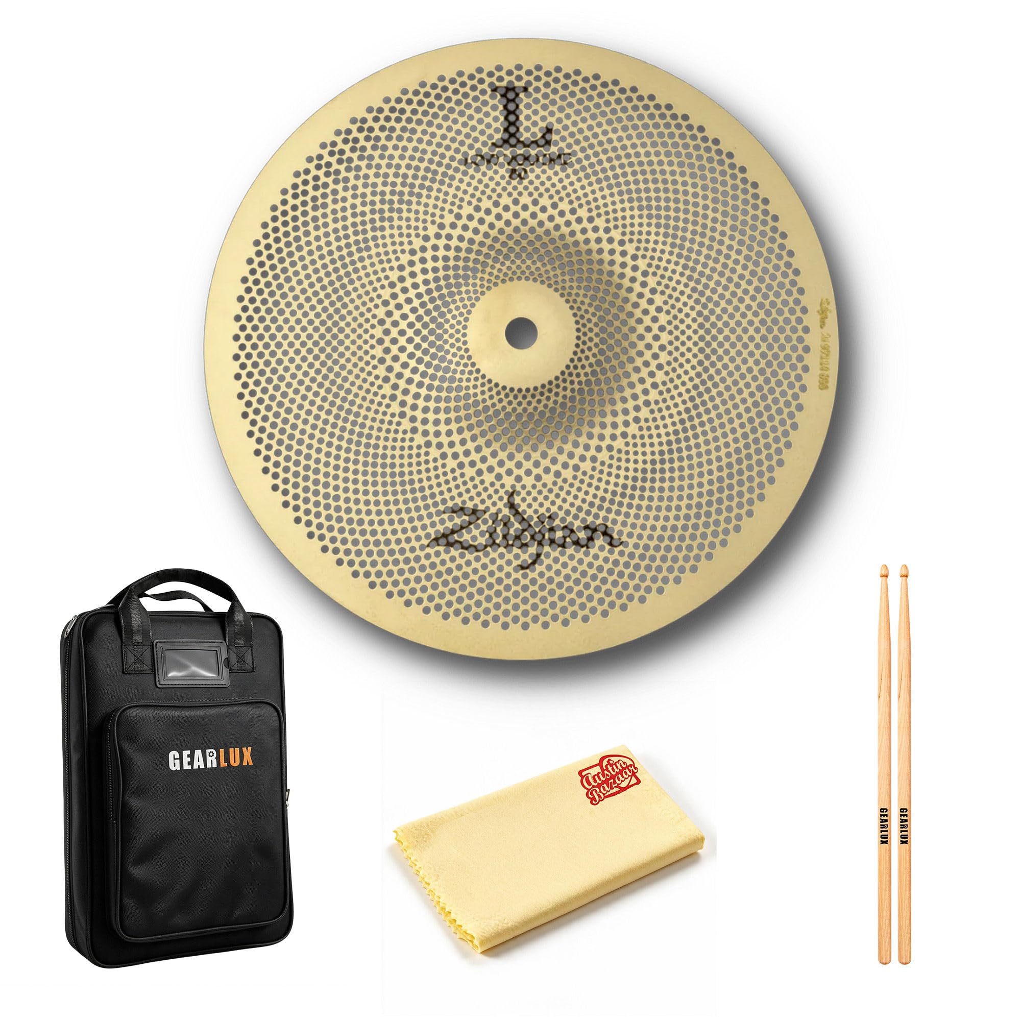 Zildjian LV8010S-S 10" L80 Low Volume Splash Cymbal w/ Drumstick Bag