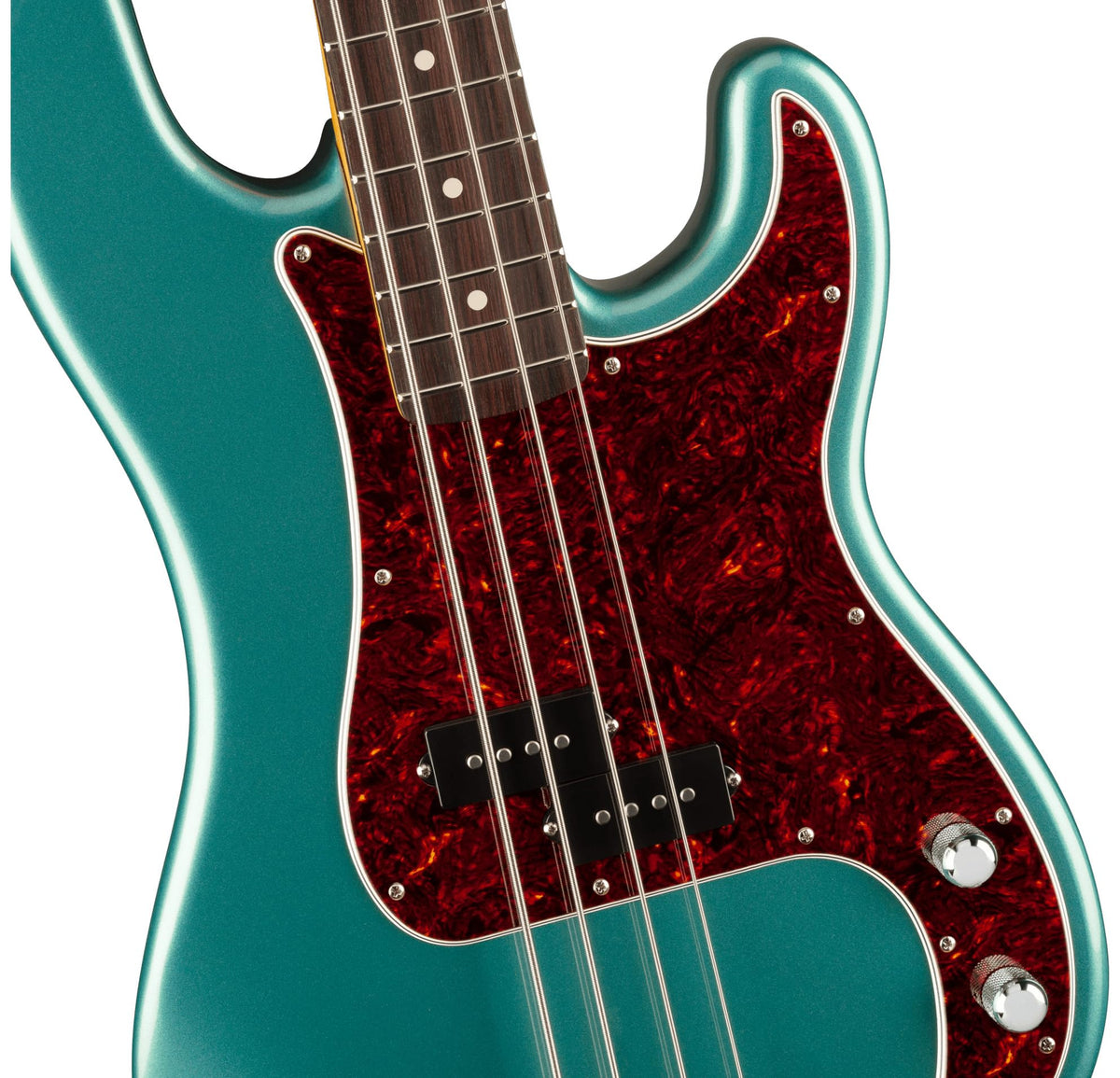 Fender American Professional Classic Precision Bass - Faded Sherwood Green Metallic w/ Cleaning Kit