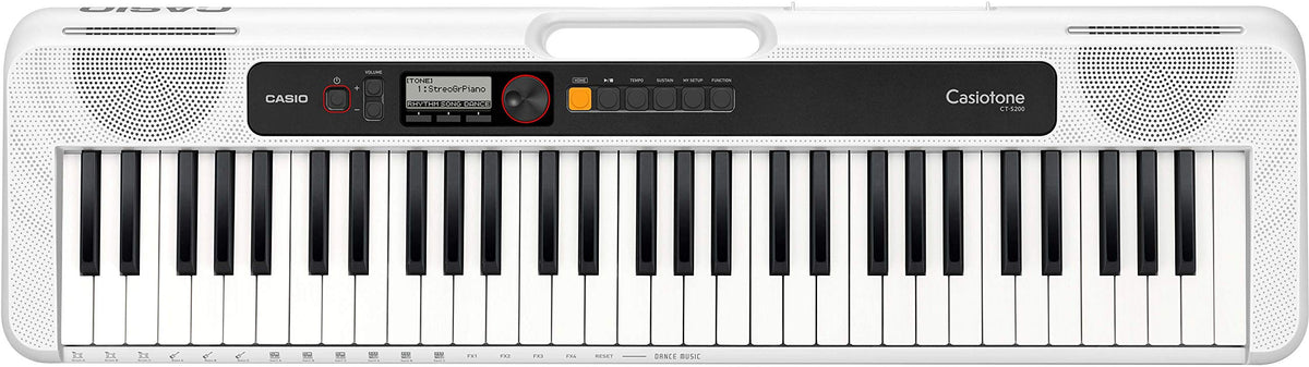 Casio CT-S200 Casiotone 61-Key Keyboard - White w/ Stand