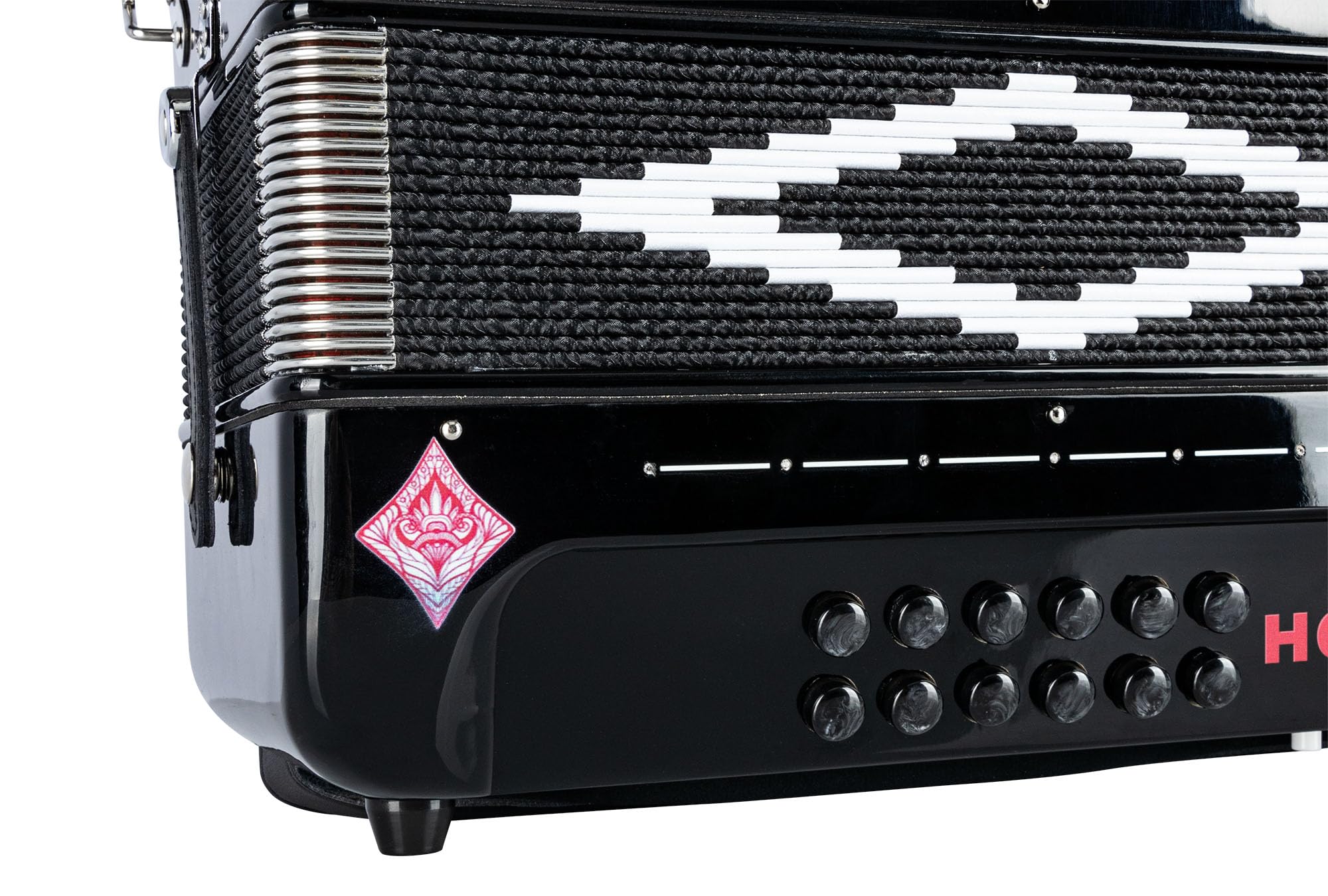 Hohner Hohnica Aces II 34-Button Accordion with 3 Registers - GCF w/ Gig Bag