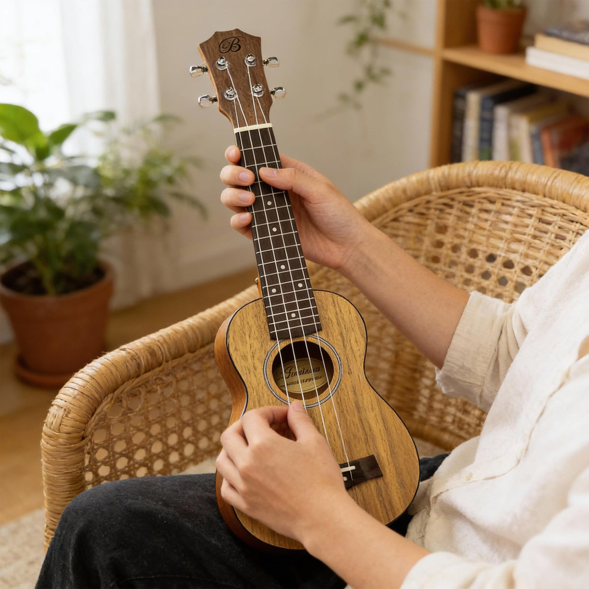 Barcelona Walnut Soprano Ukulele w/ Gig Bag