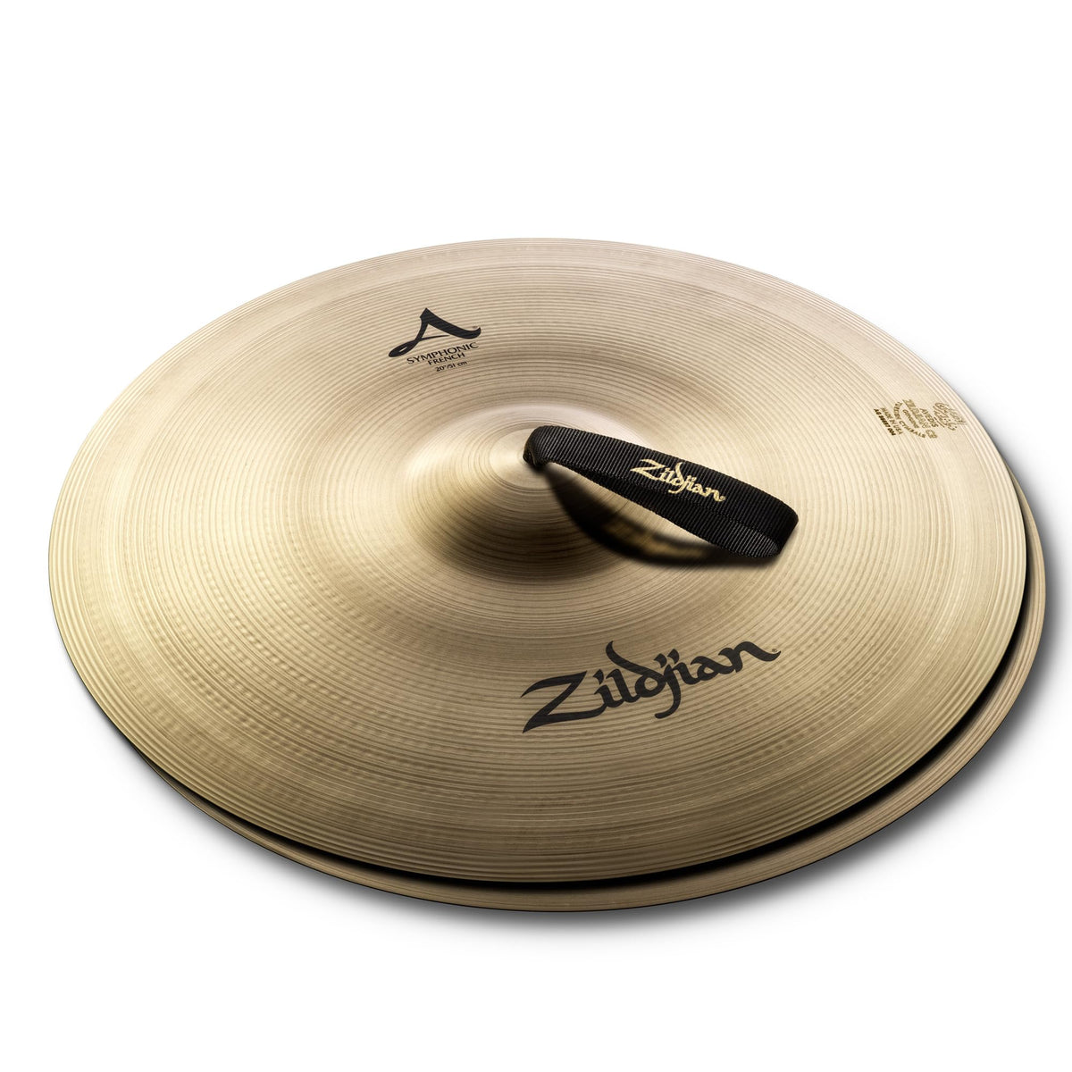Zildjian A0430 20" A Symphonic French Tone Hand Cymbal - Single w/ Drumstick Bag