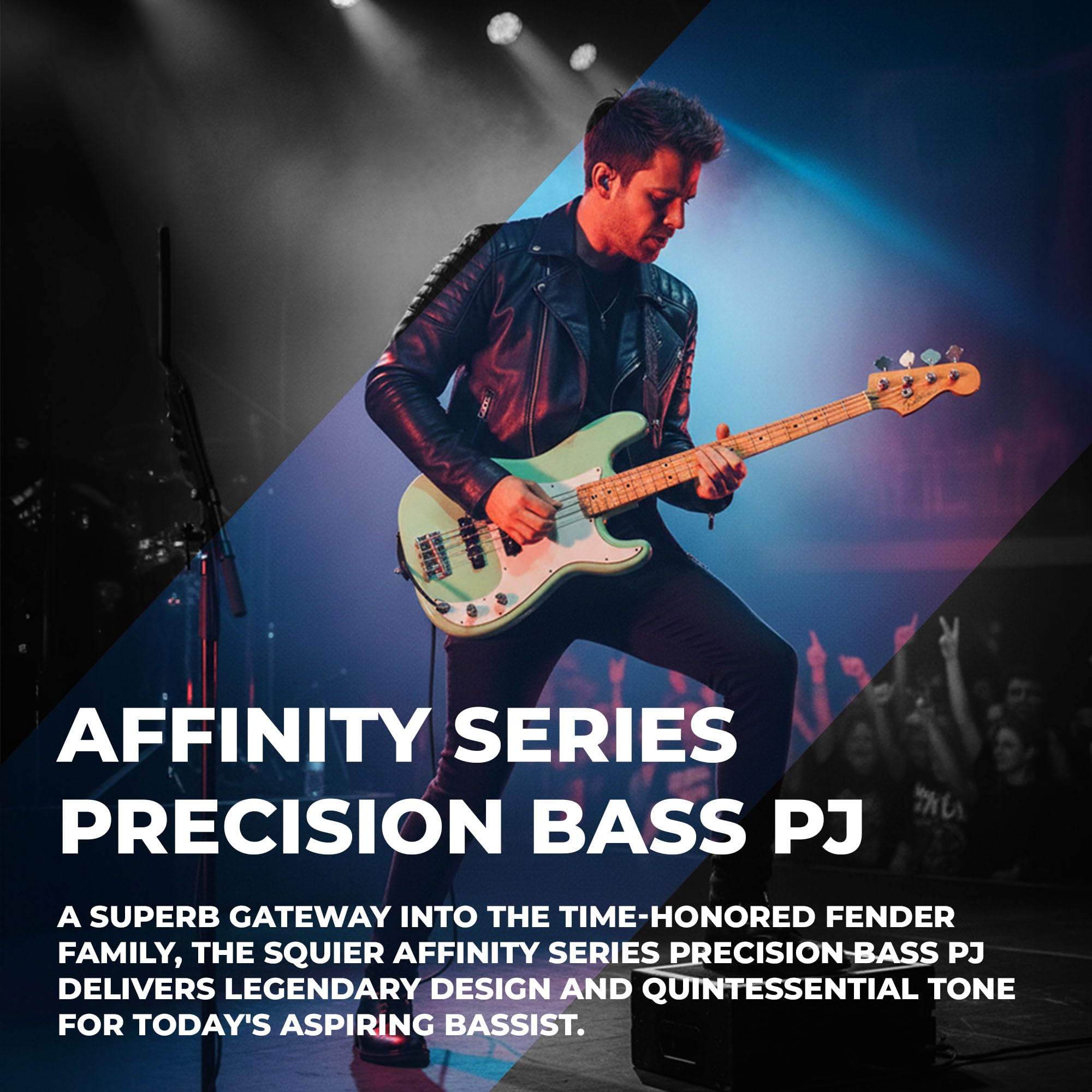 Fender Squier Affinity Precision Bass PJ - Surf Green