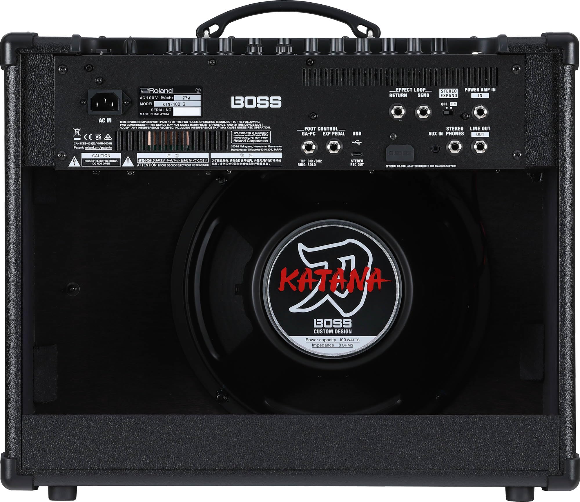 Boss Katana-100 Gen 3 100-Watt 1x12-Inch Guitar Combo Amplifier w/ Tuner