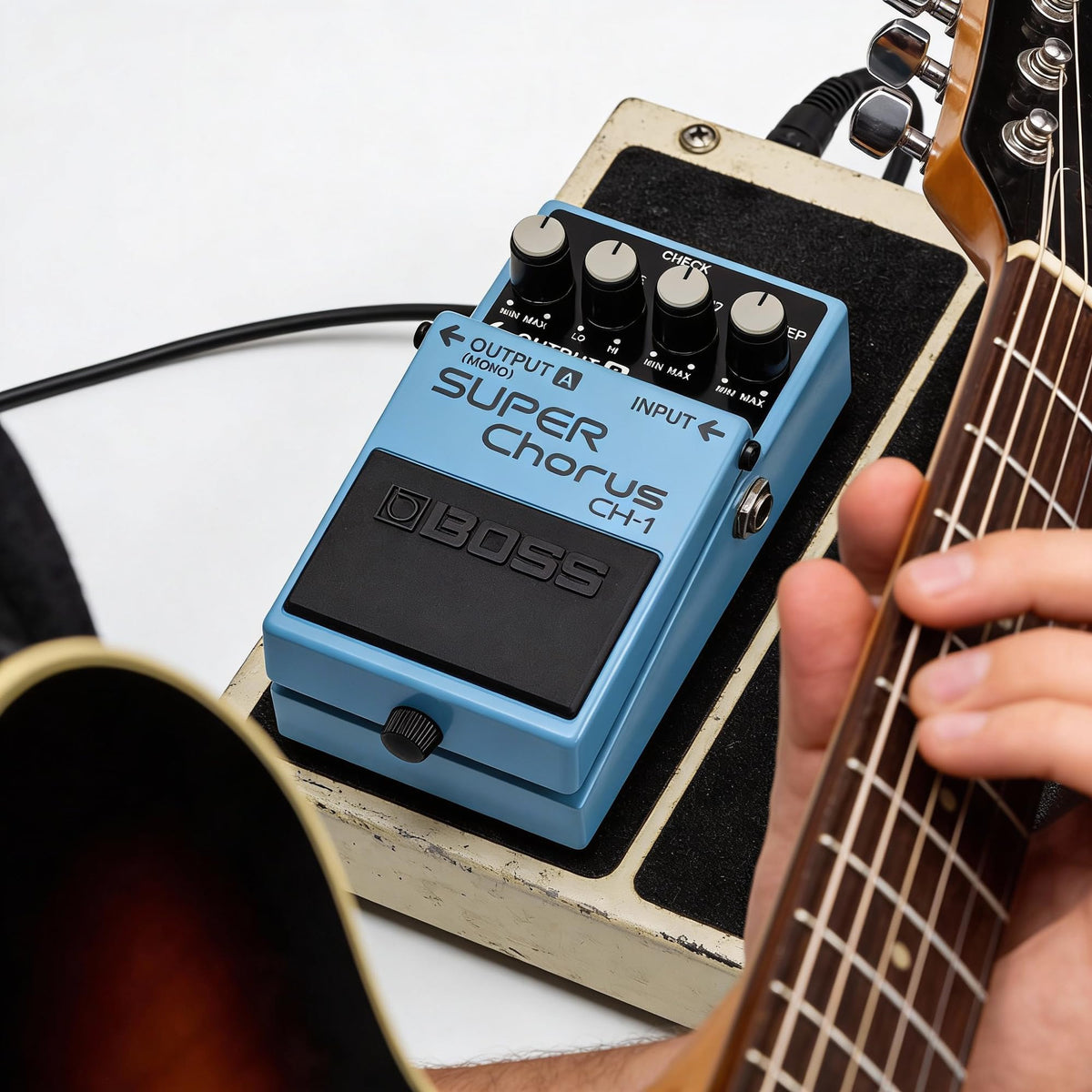Boss CH-1 Super Chorus w/ Instrument Cable