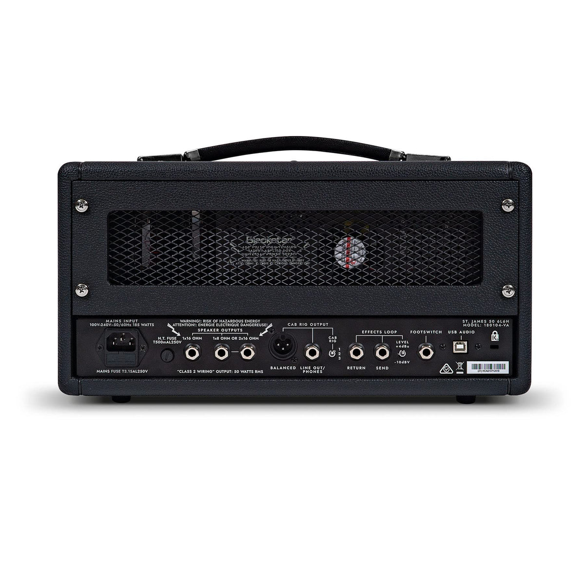Blackstar St. James 50-Watt 6L6 Tube Guitar Amplifier Head w/ Instrument Cable