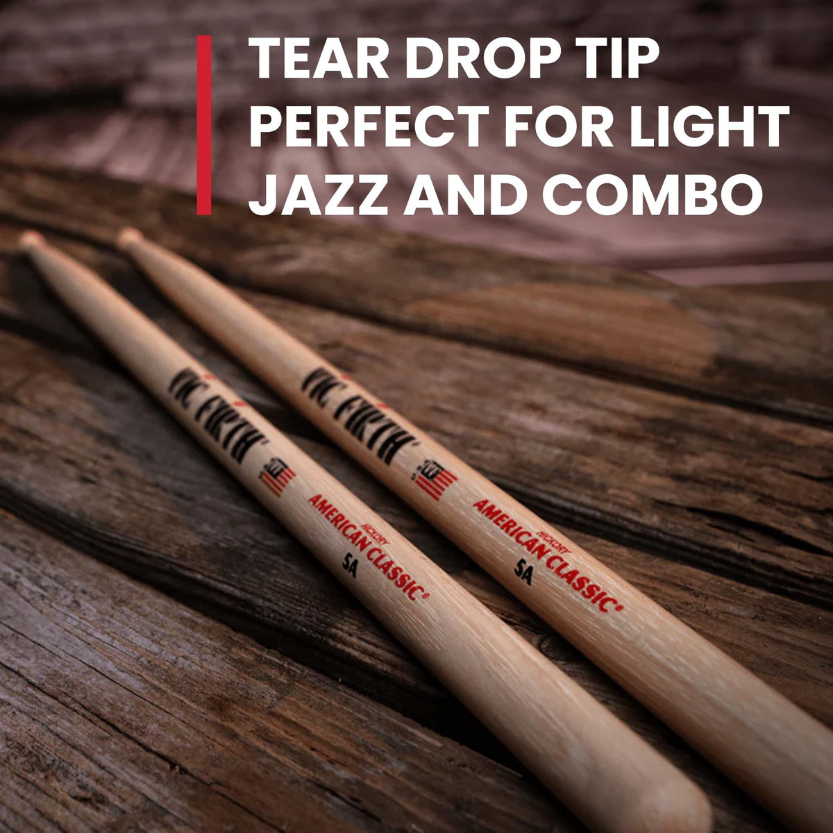 Vic Firth American Classic 7A Drumsticks - 12 Pairs