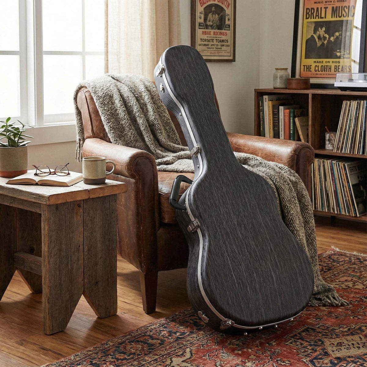 Gearlux AC-500 Dreadnought Acoustic Guitar ABS Case