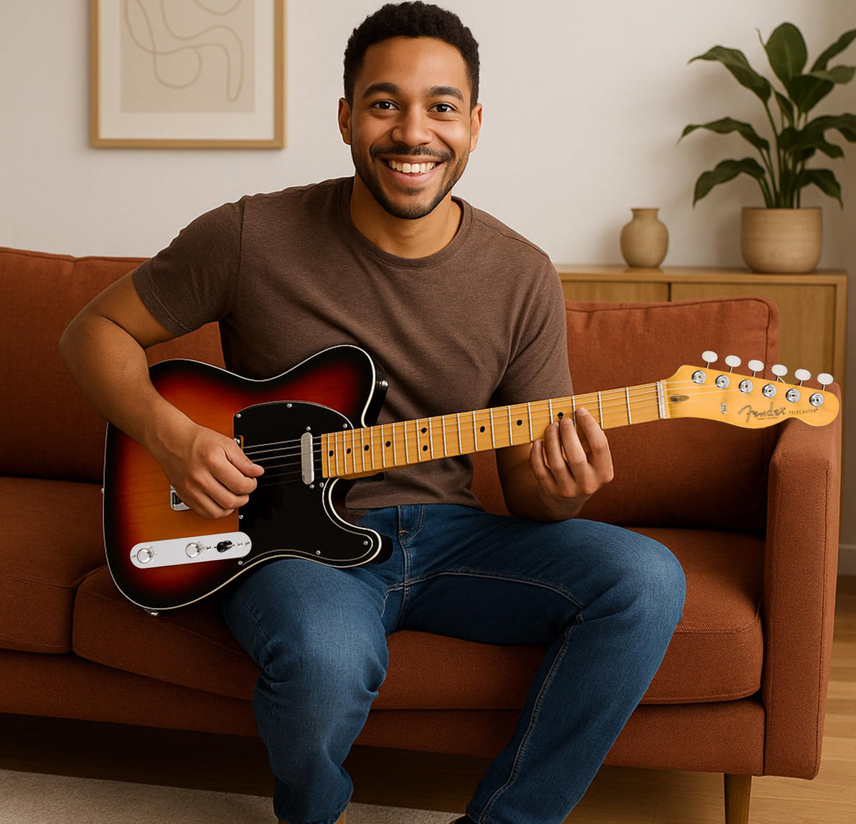 Fender American Professional Classic Hotshot Telecaster - 3-Color Sunburst w/ Cleaning Kit