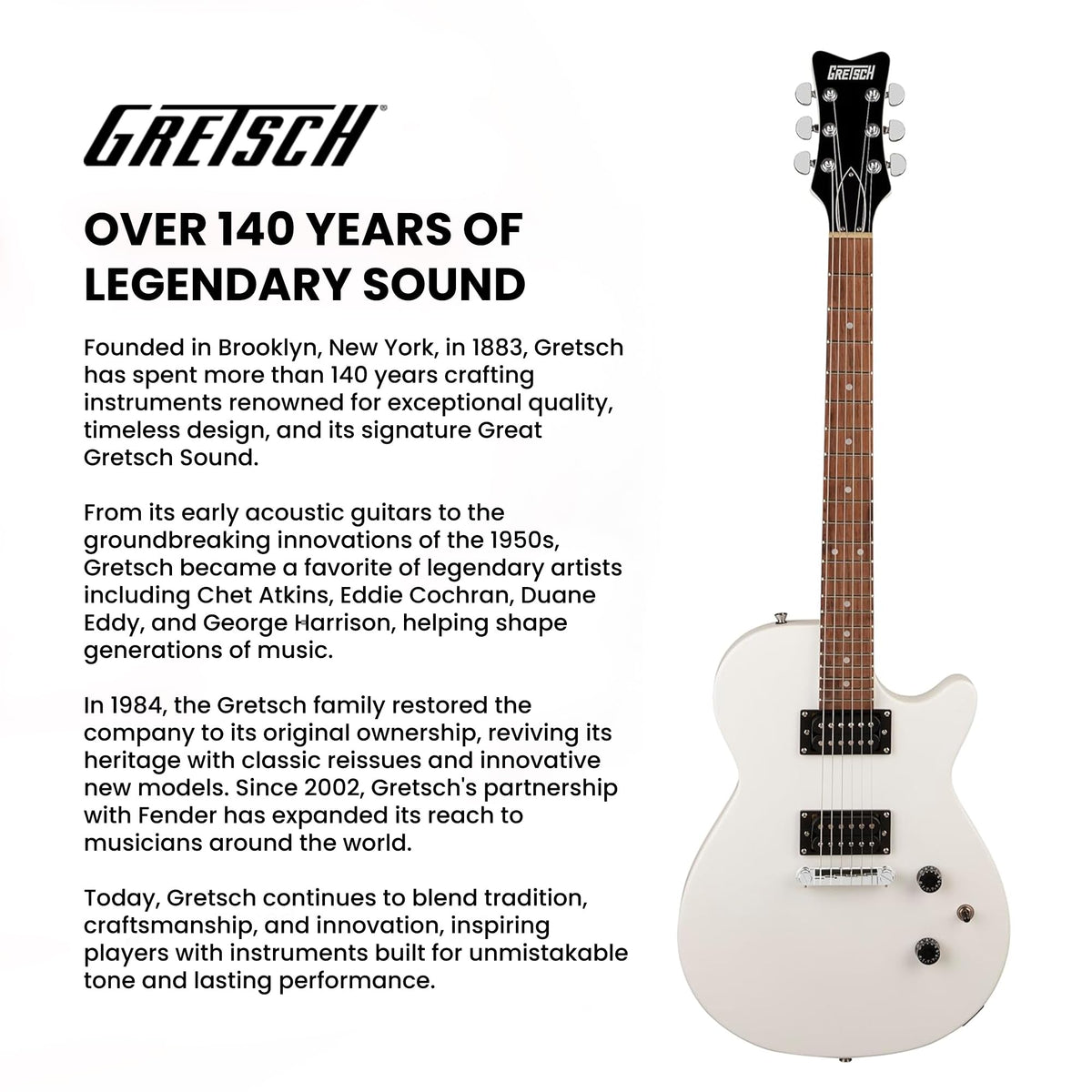 Gretsch Ignite Jet Club Electric Guitar - Lightning White