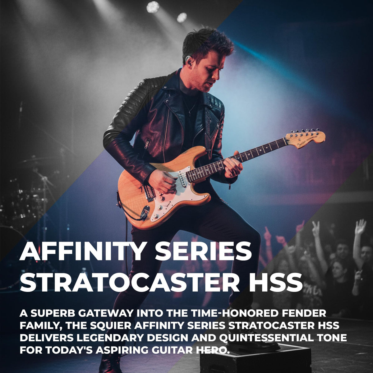 Fender Squier Affinity Stratocaster HSS - Natural