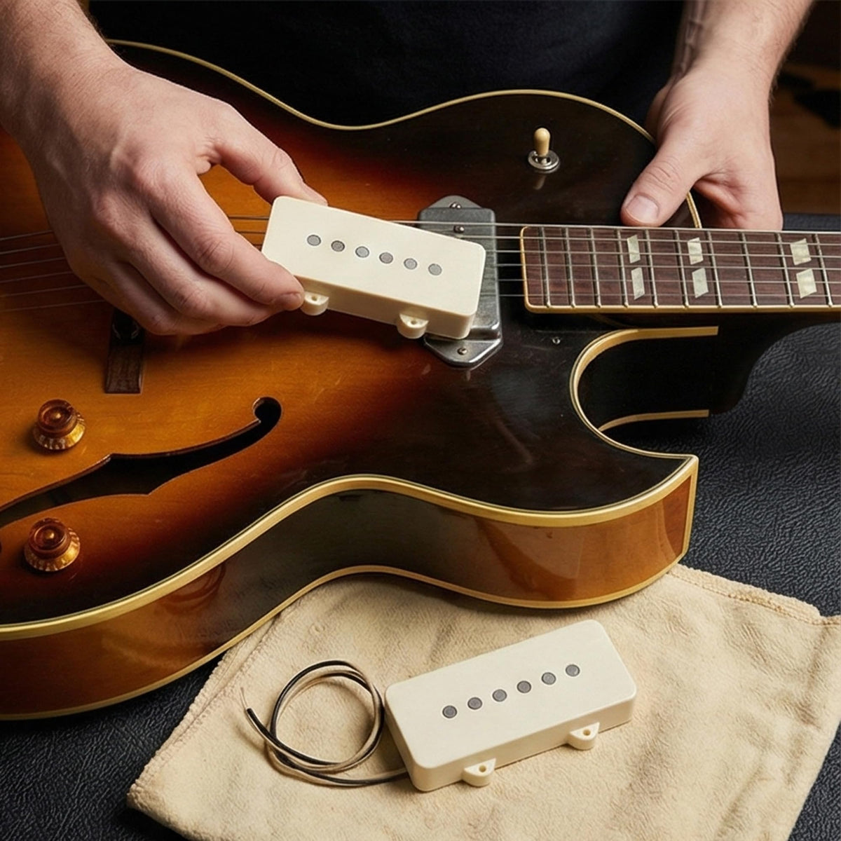 Fender Pure Vintage '65 Jazzmaster Pickups w/ Instrument Cable