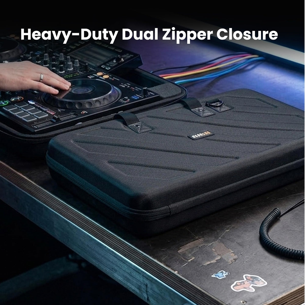 Gearlux DJ Controller Case for Pioneer FLX4/REV1, Hercules Inpulse 500/Inpulse T7, Roland DJ-202