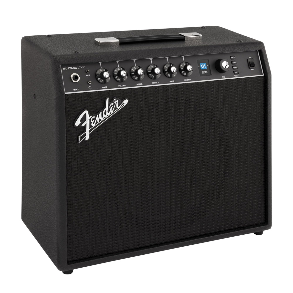 Fender Mustang LTX50 Guitar Combo Amplifier - Black w/ Instrument Cable