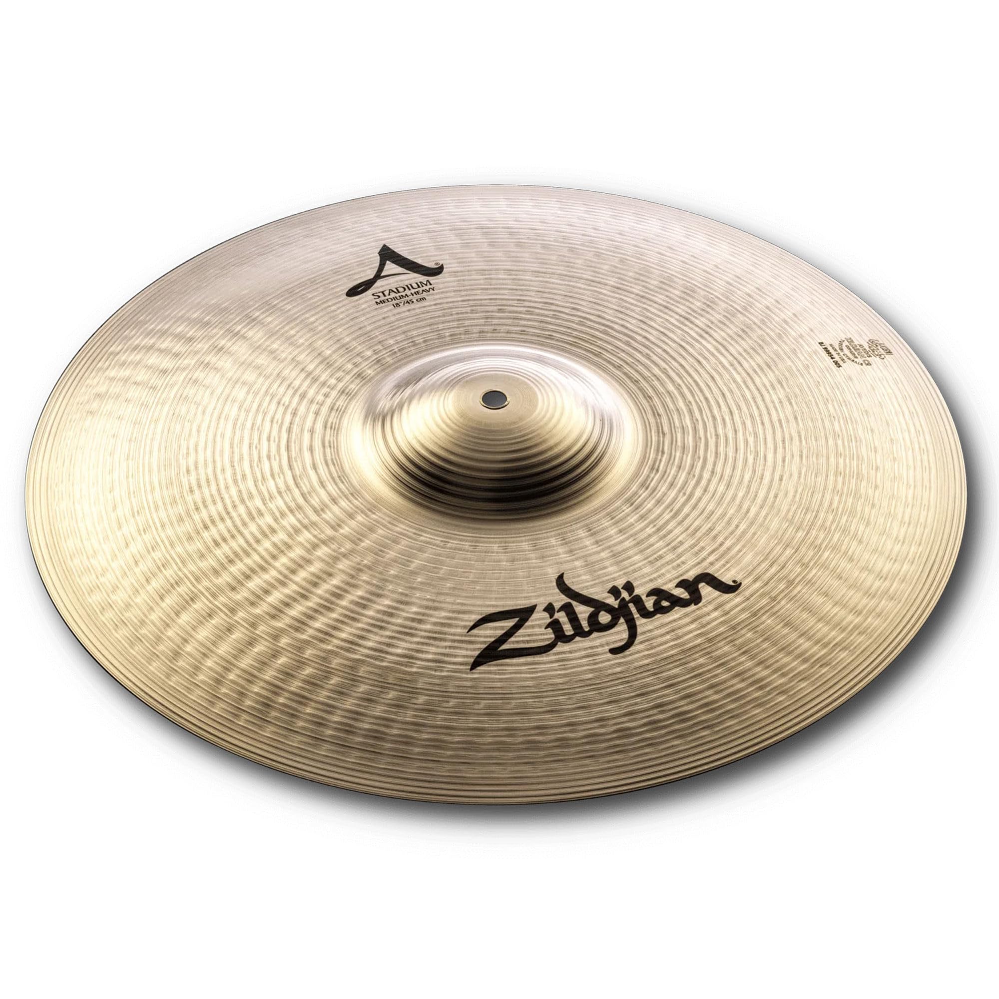 Zildjian A0495 18" A Stadium Medium Heavy Cymbals - Pair w/ Drumstick Bag