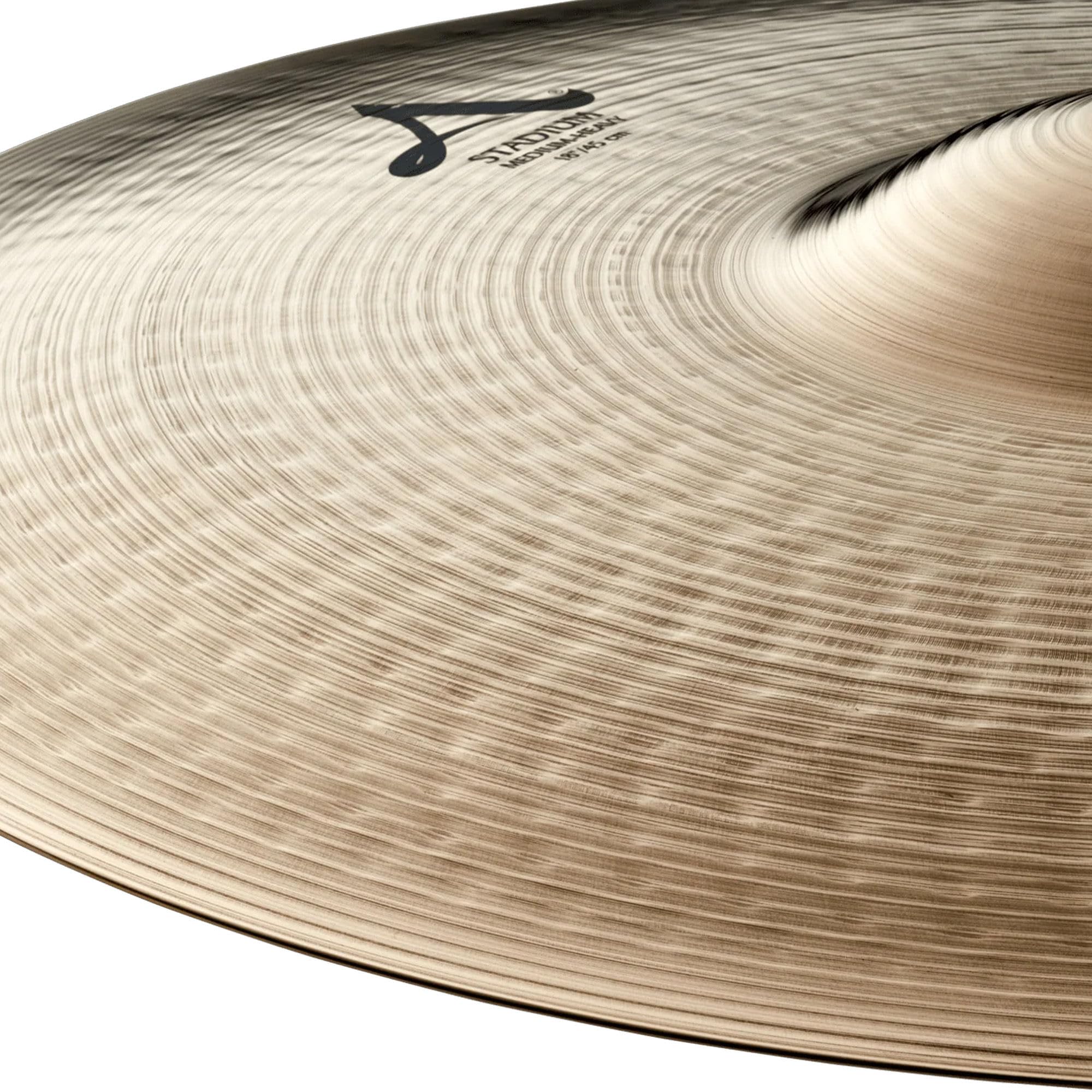 Zildjian A0495 18" A Stadium Medium Heavy Cymbals - Pair w/ Drumstick Bag