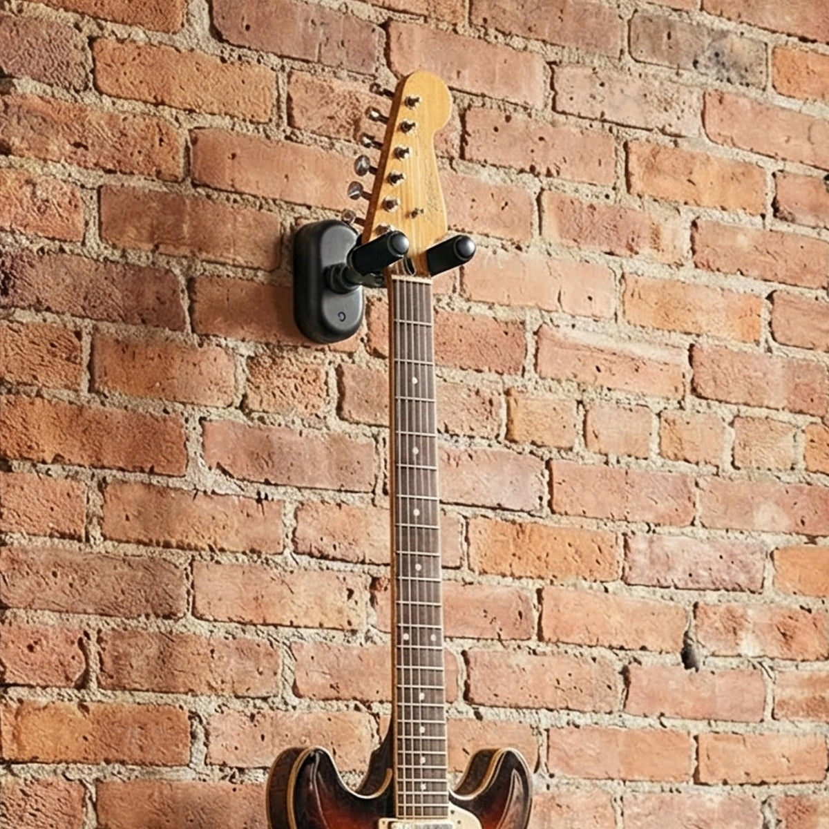 Gearlux Universal Self-Locking Guitar Wall Hanger with Auto-Swivel - 4 Pack
