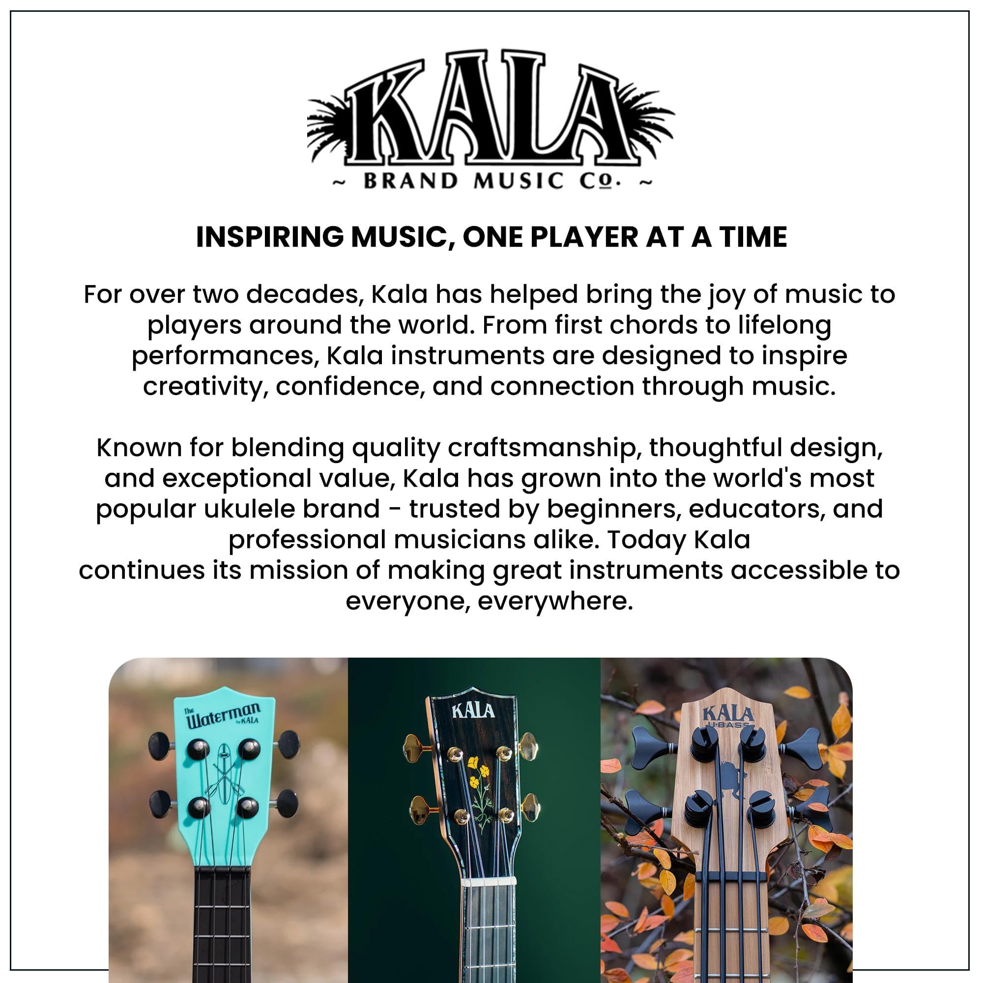 Kala KA-TEAK-B Teak Baritone Ukulele