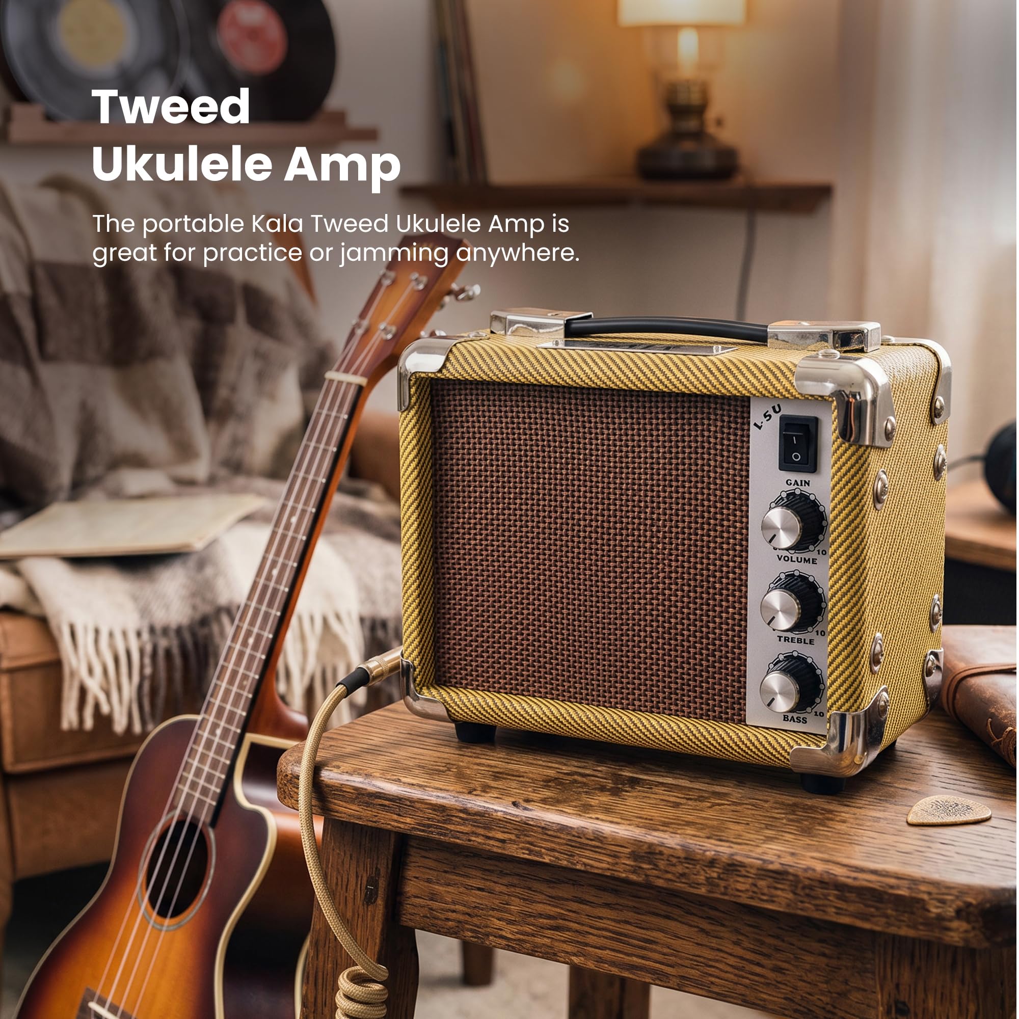 Kala AMP-TWD-5U Tweed Ukulele Amplifier